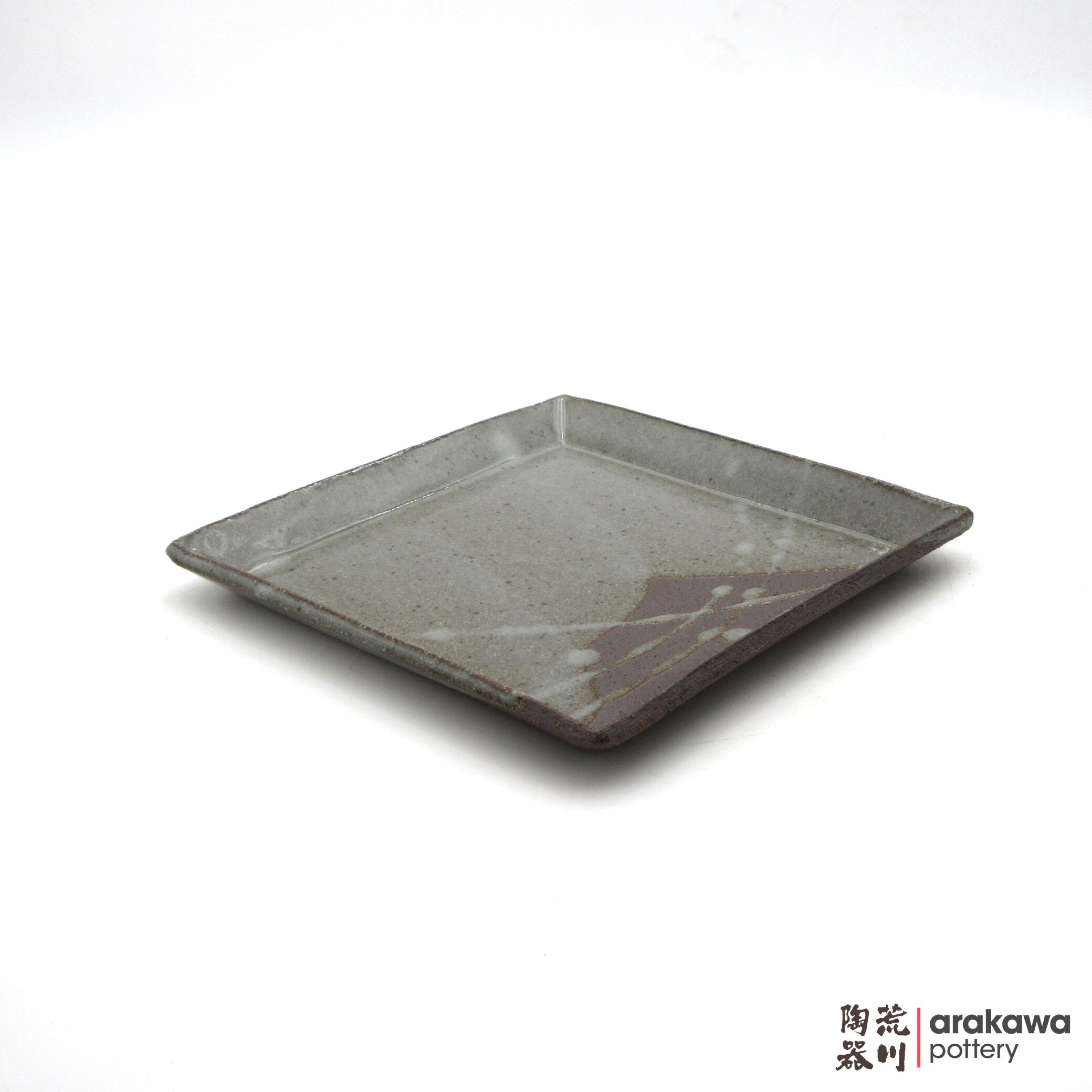 Handmade Dinnerware Square Dish (L) Desert Dish 0616-160 made by Thomas Arakawa and Kathy Lee-Arakawa at Arakawa Pottery
