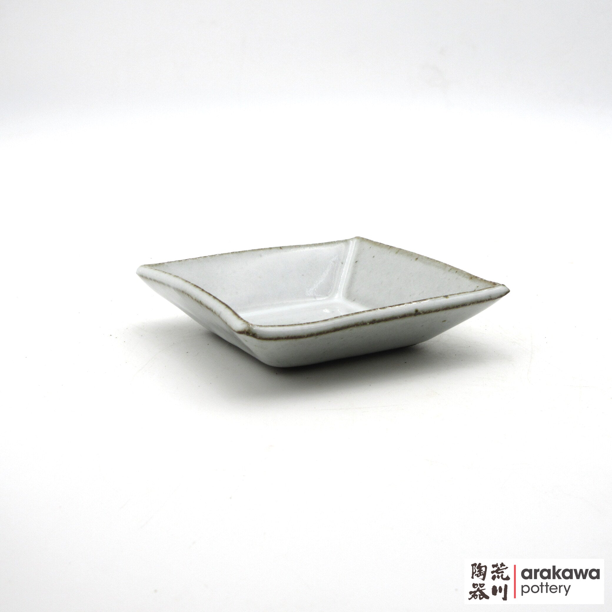 Handmade Dinnerware Square Dish (M) Side Dish 0616-161 made by Thomas Arakawa and Kathy Lee-Arakawa at Arakawa Pottery