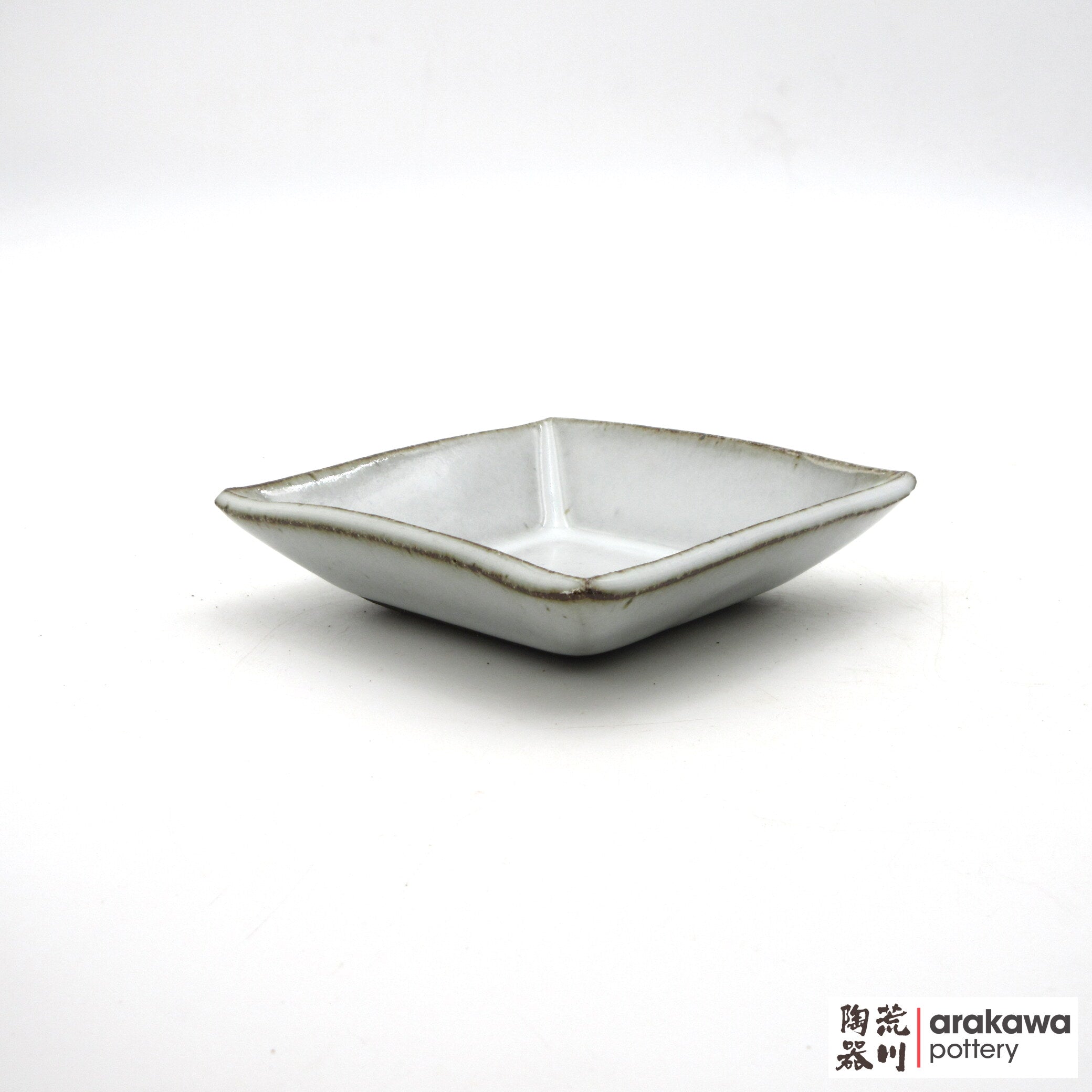 Handmade Dinnerware Square Dish (M) Side Dish 0616-162 made by Thomas Arakawa and Kathy Lee-Arakawa at Arakawa Pottery