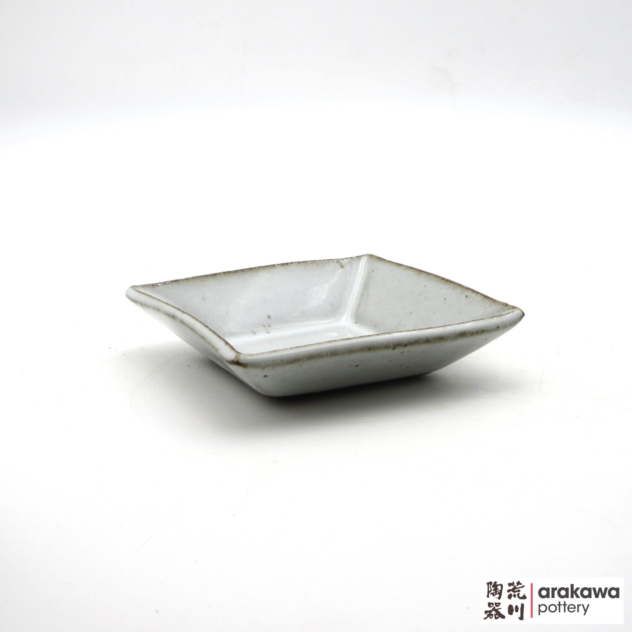 Handmade Dinnerware Square Dish (M) Side Dish 0616-163 made by Thomas Arakawa and Kathy Lee-Arakawa at Arakawa Pottery
