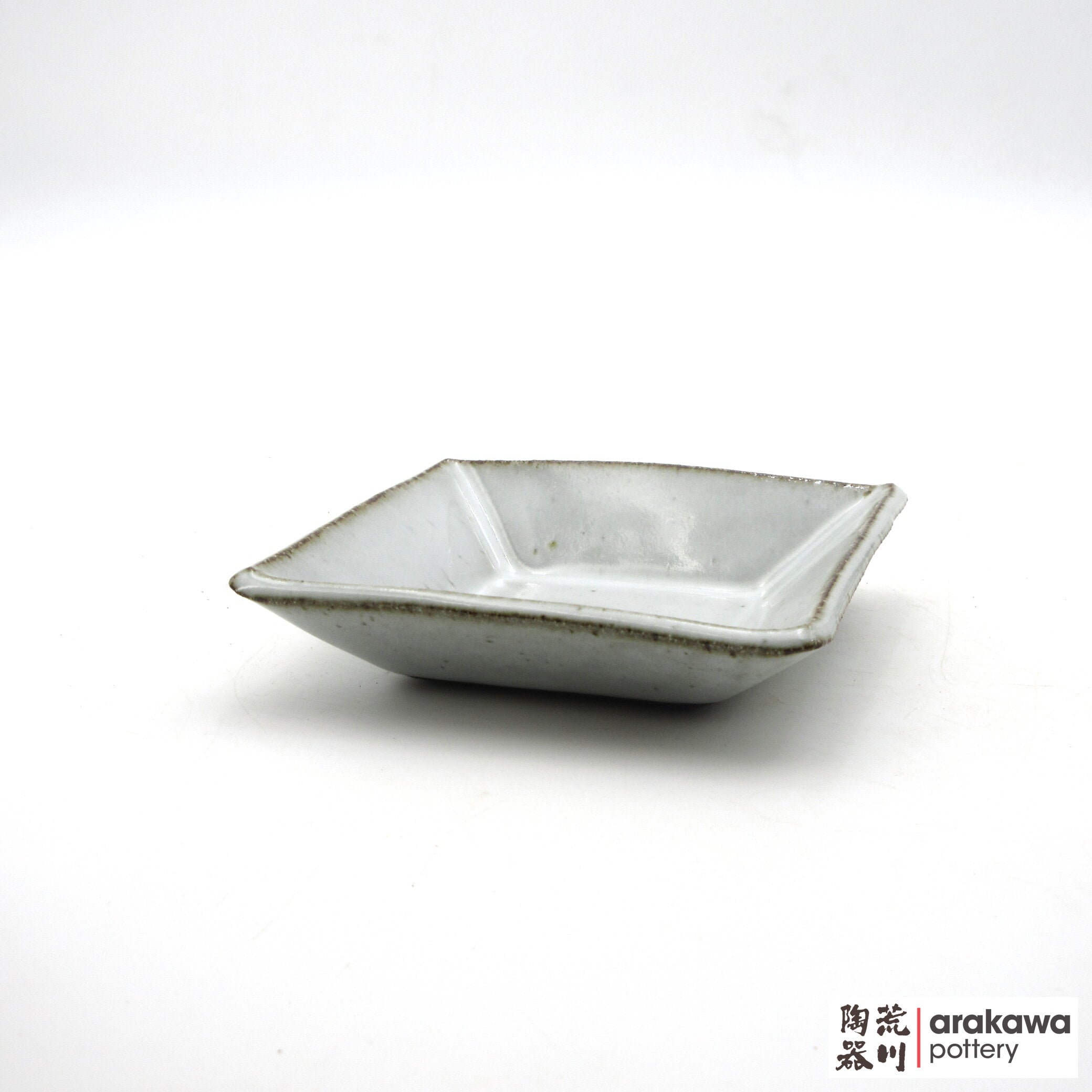 Handmade Dinnerware Square Dish (M) Side Dish 0616-165 made by Thomas Arakawa and Kathy Lee-Arakawa at Arakawa Pottery