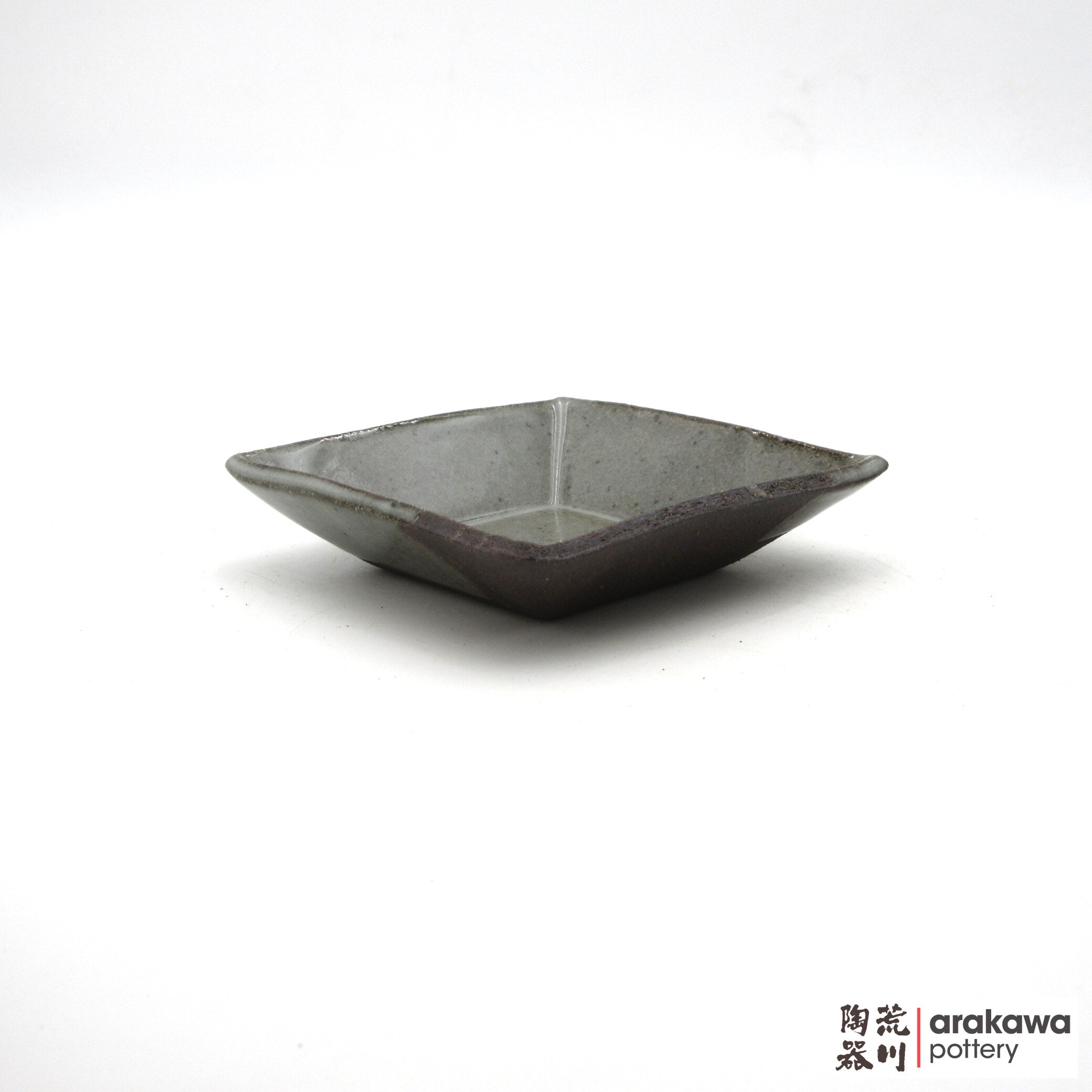 Handmade Dinnerware Square Dish (M) Side Dish 0616-167 made by Thomas Arakawa and Kathy Lee-Arakawa at Arakawa Pottery