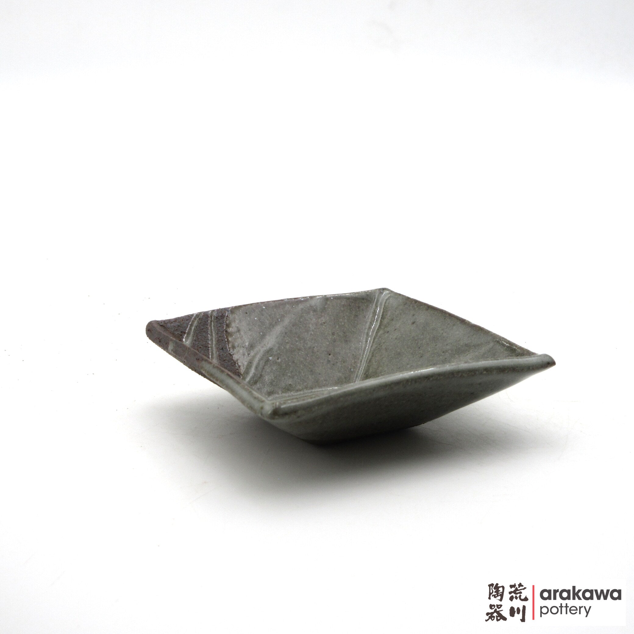 Handmade Dinnerware Square Dish (S) Soy Sauce  0616-174 made by Thomas Arakawa and Kathy Lee-Arakawa at Arakawa Pottery