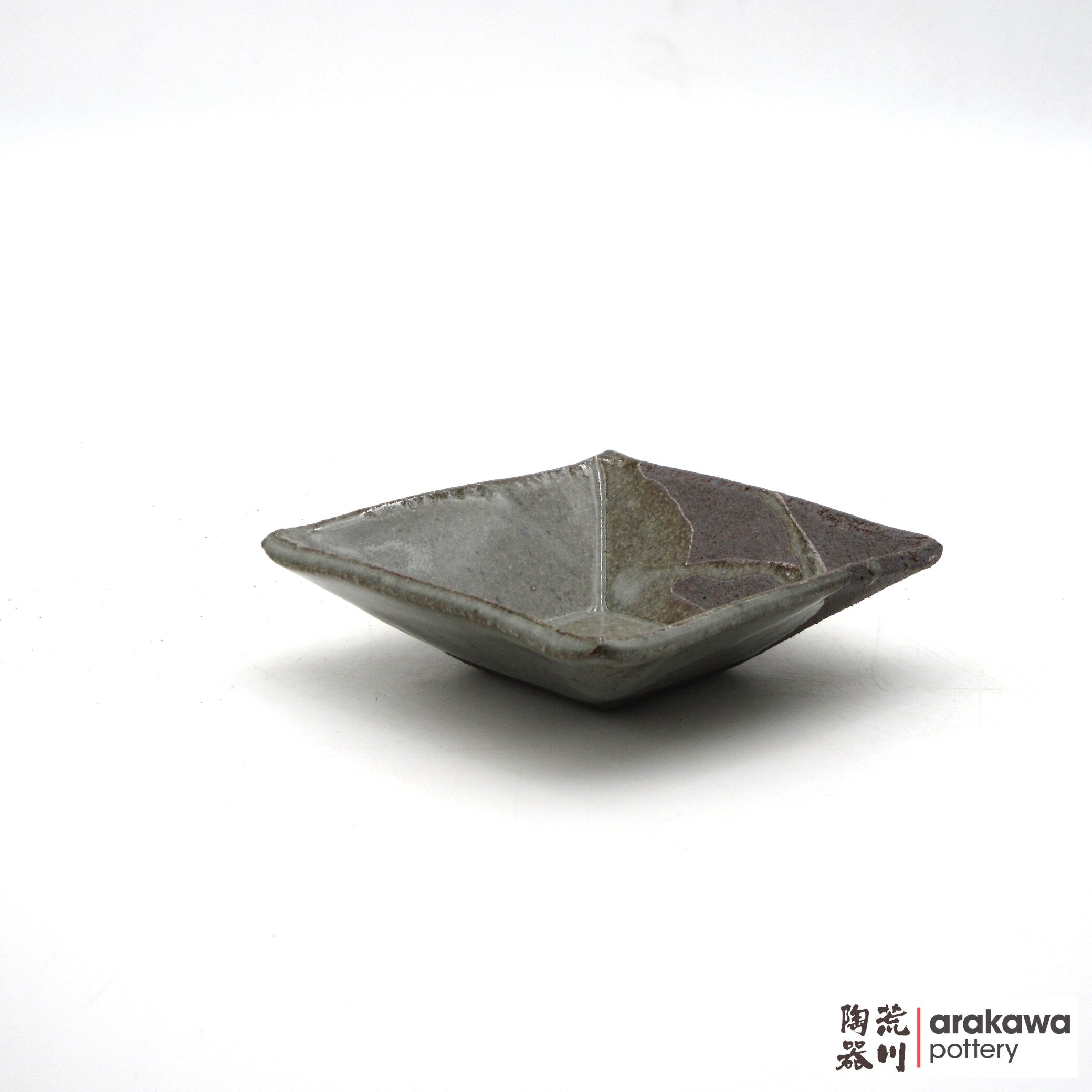 Handmade Dinnerware Square Dish (S) Soy Sauce  0616-175 made by Thomas Arakawa and Kathy Lee-Arakawa at Arakawa Pottery
