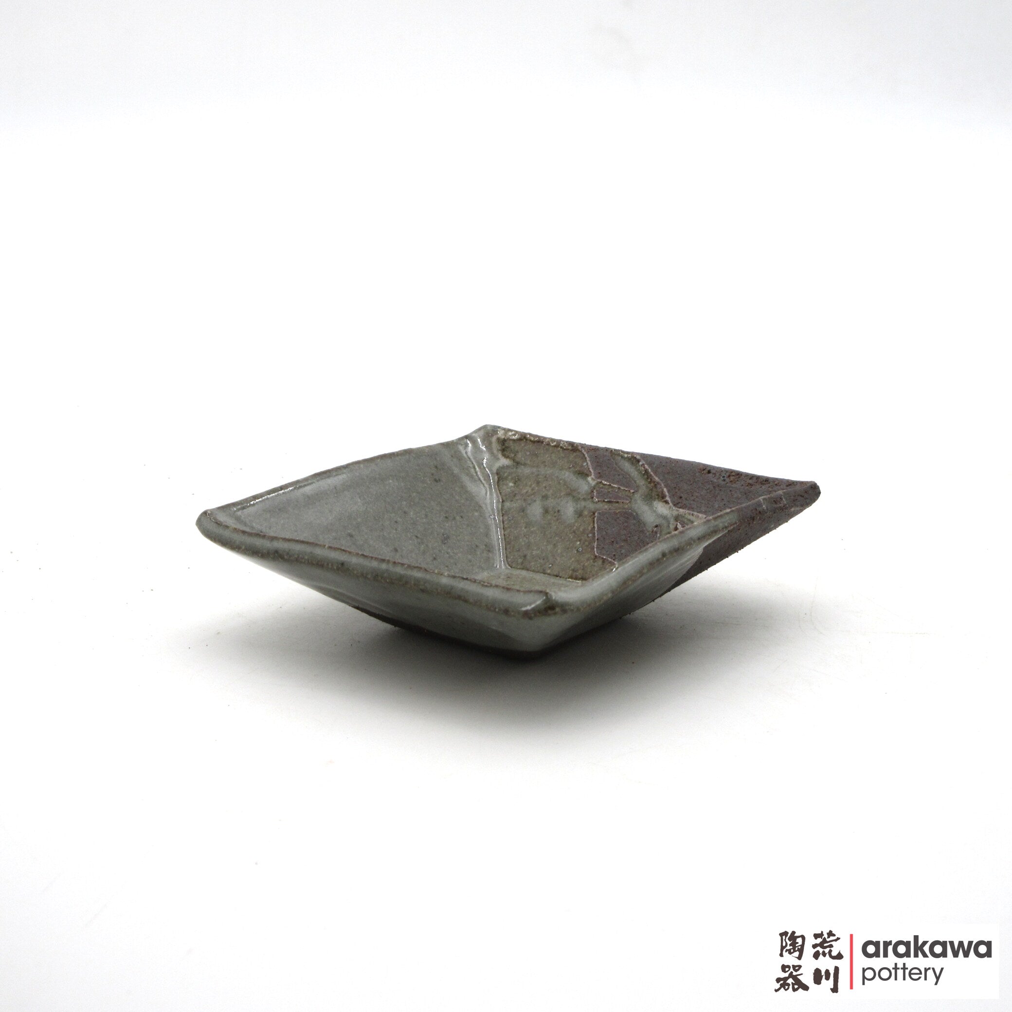 Handmade Dinnerware Square Dish (S) Soy Sauce  0616-176 made by Thomas Arakawa and Kathy Lee-Arakawa at Arakawa Pottery
