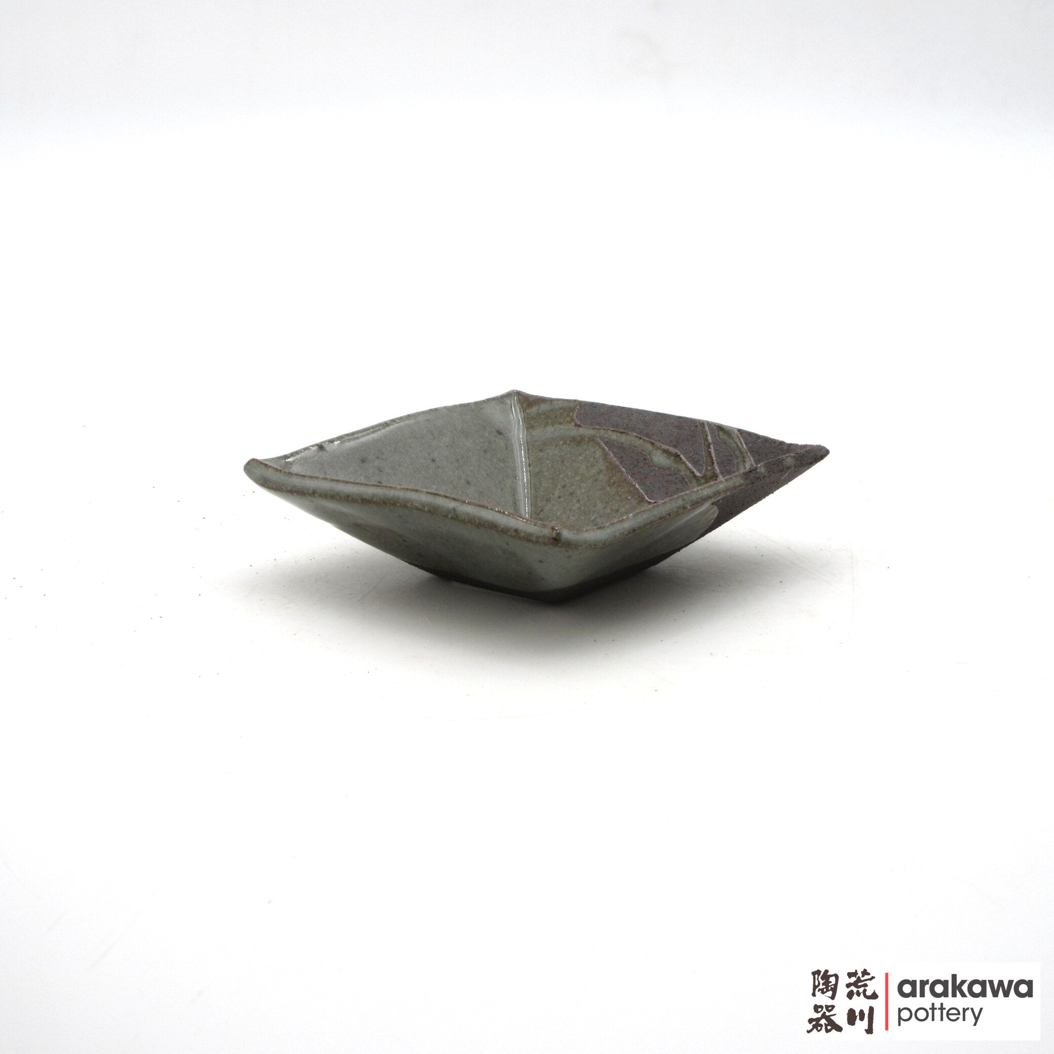 Handmade Dinnerware Square Dish (S) Soy Sauce  0616-179 made by Thomas Arakawa and Kathy Lee-Arakawa at Arakawa Pottery