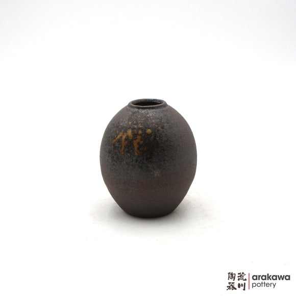 Handmade Ikebana Container Round Small Vase 5ﾔ 0711-047 made by Thomas Arakawa and Kathy Lee-Arakawa at Arakawa Pottery