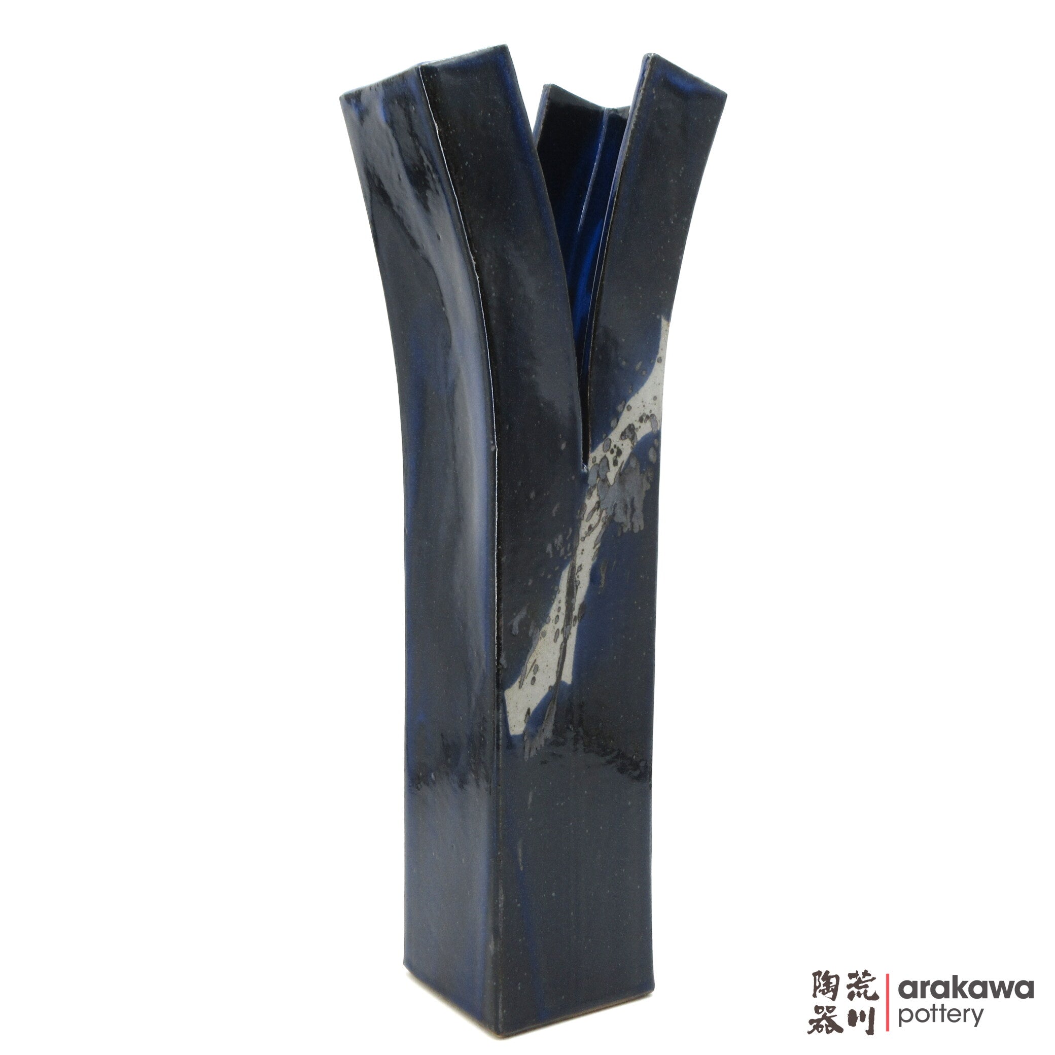Handmade Ikebana Container Split Vase 0714-002 made by Thomas Arakawa and Kathy Lee-Arakawa at Arakawa Pottery