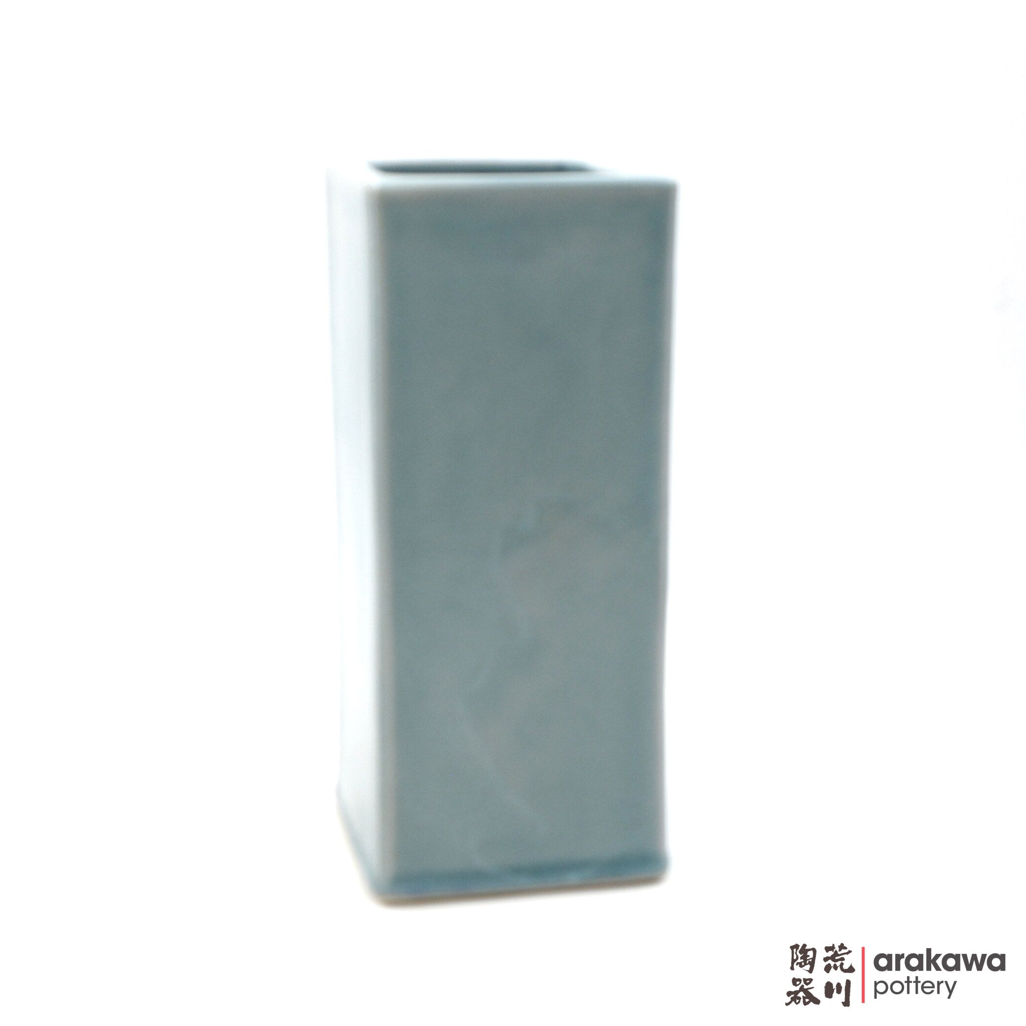 Handmade Ikebana Container Square Cylinder 9” (Limited Production) 0714-022 made by Thomas Arakawa and Kathy Lee-Arakawa at Arakawa Pottery