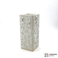 Handmade Ikebana Container Square Cylinder 9” (Limited Production) 0714-029 made by Thomas Arakawa and Kathy Lee-Arakawa at Arakawa Pottery