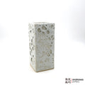 Handmade Ikebana Container Square Cylinder 9” (Limited Production) 0714-032 made by Thomas Arakawa and Kathy Lee-Arakawa at Arakawa Pottery