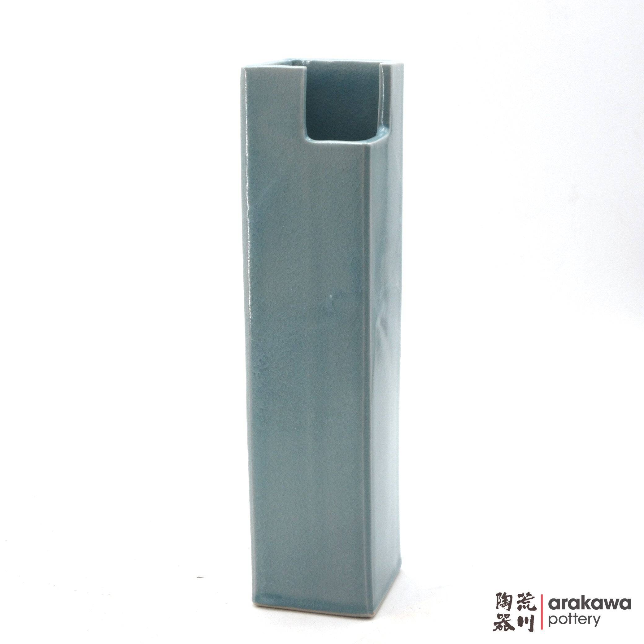 Handmade Ikebana Container Mini Cylinder (L) 0714-041 made by Thomas Arakawa and Kathy Lee-Arakawa at Arakawa Pottery