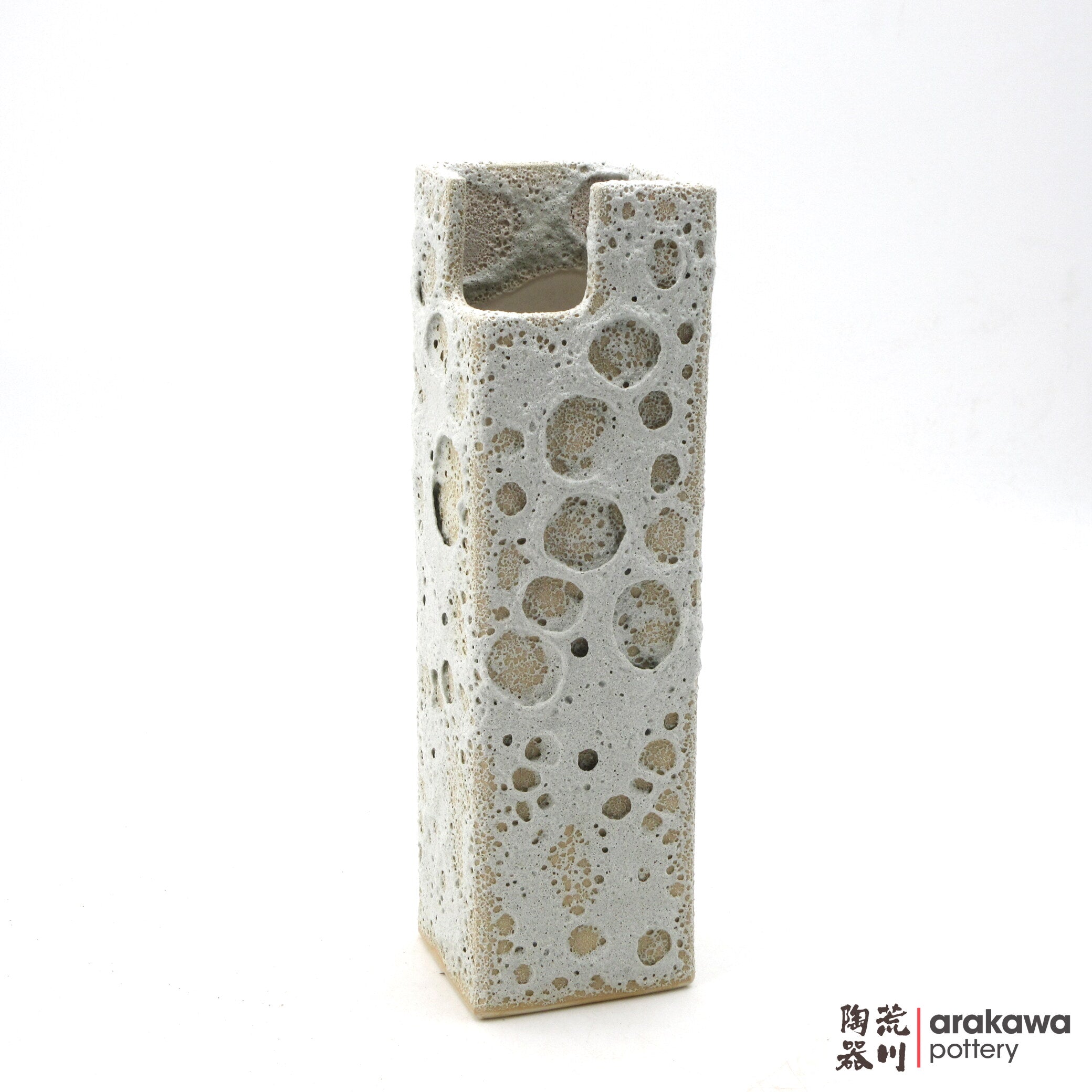 Handmade Ikebana Container Mini Cylinder (M) 0714-049 made by Thomas Arakawa and Kathy Lee-Arakawa at Arakawa Pottery