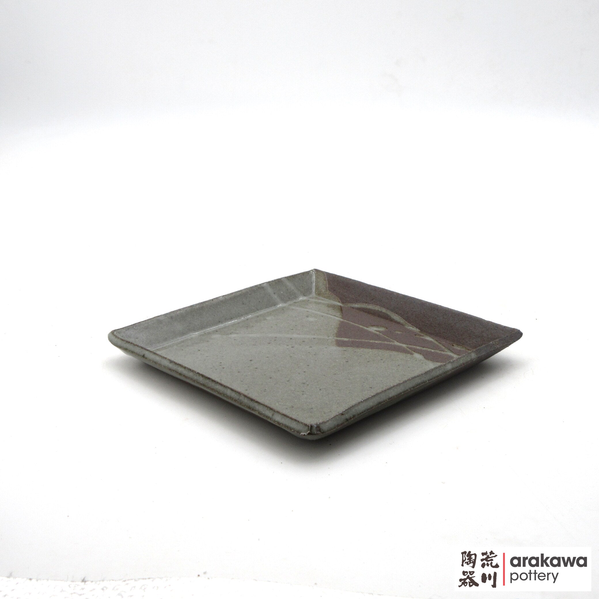 Handmade Dinnerware Square Dish (L) Desert Dish 0714-196 made by Thomas Arakawa and Kathy Lee-Arakawa at Arakawa Pottery