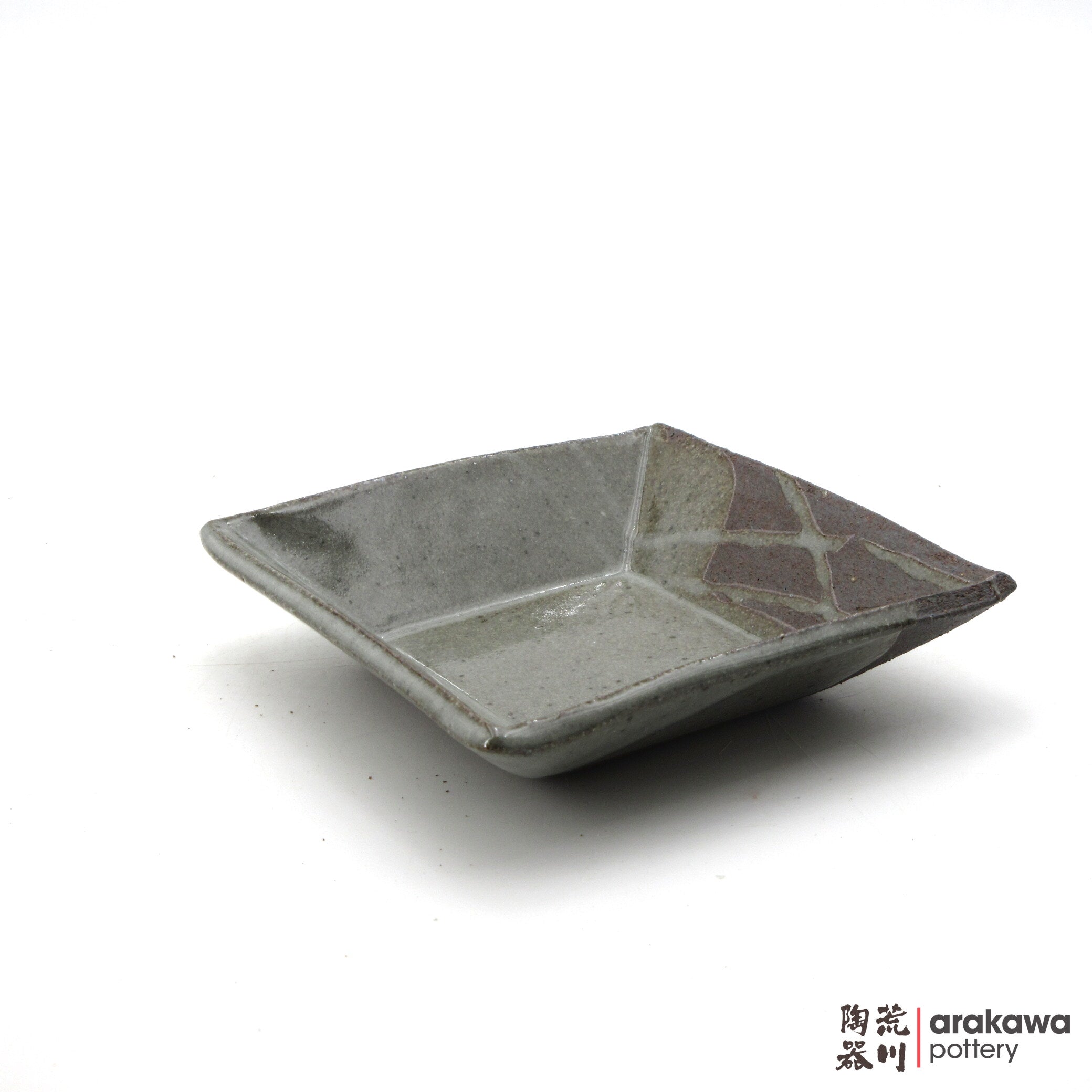 Handmade Dinnerware Square Dish (M) Side Dish 0714-198 made by Thomas Arakawa and Kathy Lee-Arakawa at Arakawa Pottery