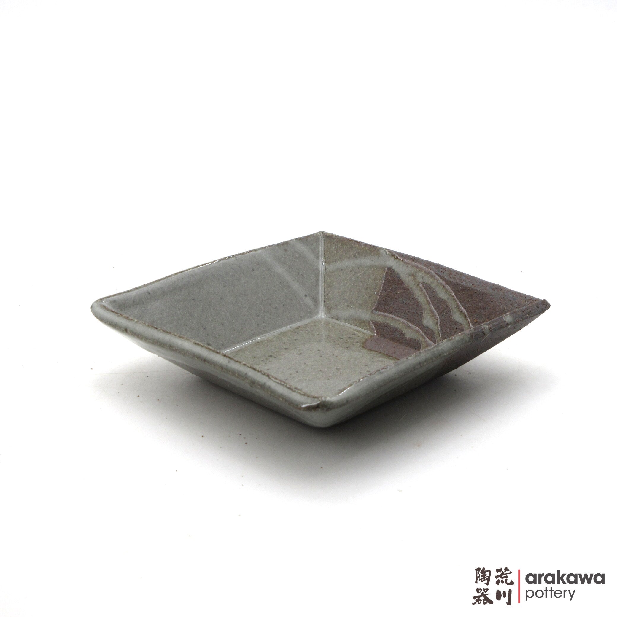 Handmade Dinnerware Square Dish (M) Side Dish 0714-199 made by Thomas Arakawa and Kathy Lee-Arakawa at Arakawa Pottery