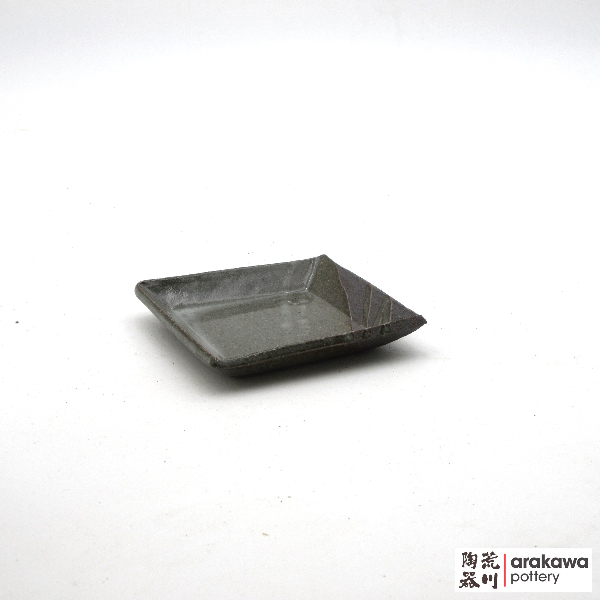 Handmade Dinnerware Square Dish (S) Soy Sauce  0731-132 made by Thomas Arakawa and Kathy Lee-Arakawa at Arakawa Pottery