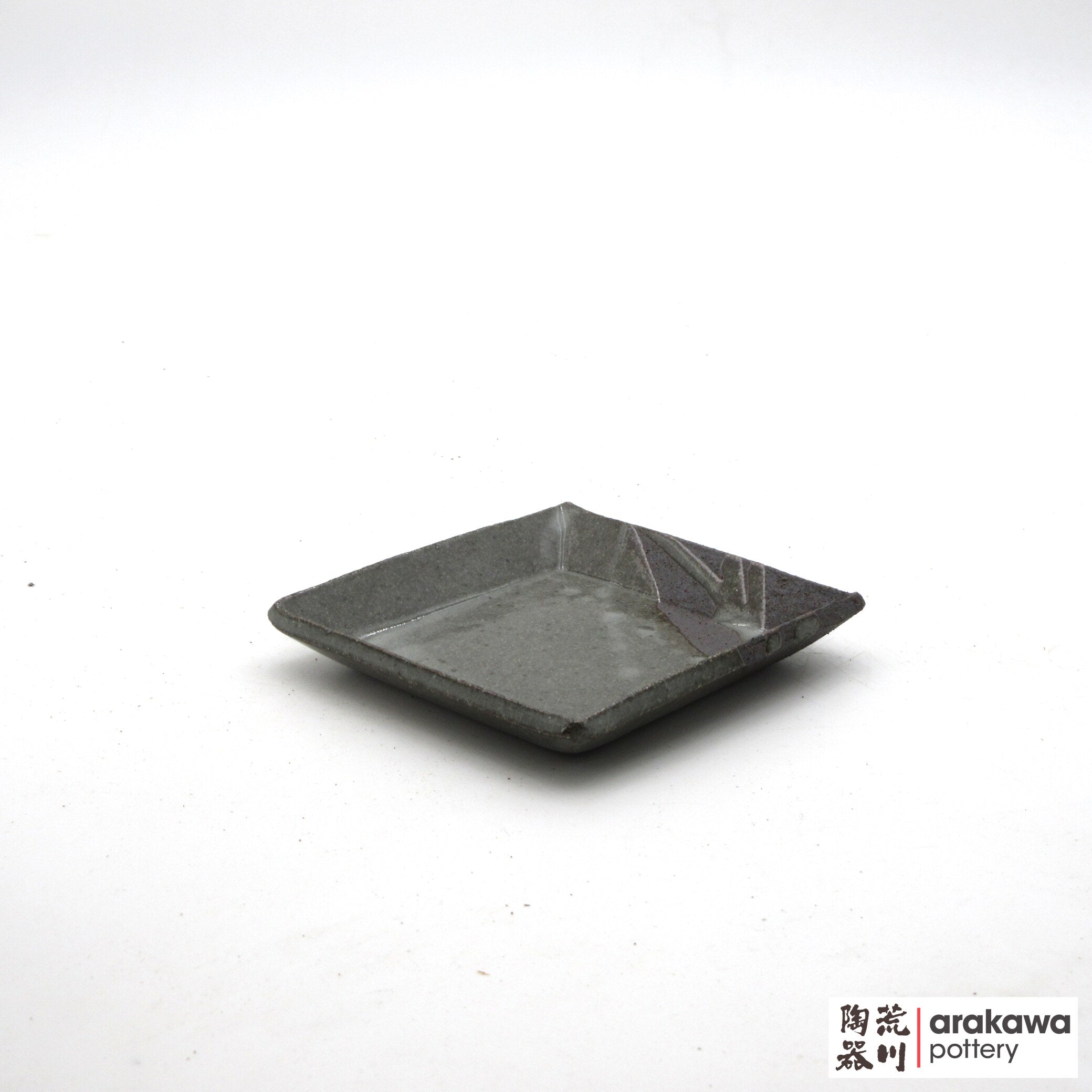 Handmade Dinnerware Square Dish (S) Soy Sauce  0731-133 made by Thomas Arakawa and Kathy Lee-Arakawa at Arakawa Pottery