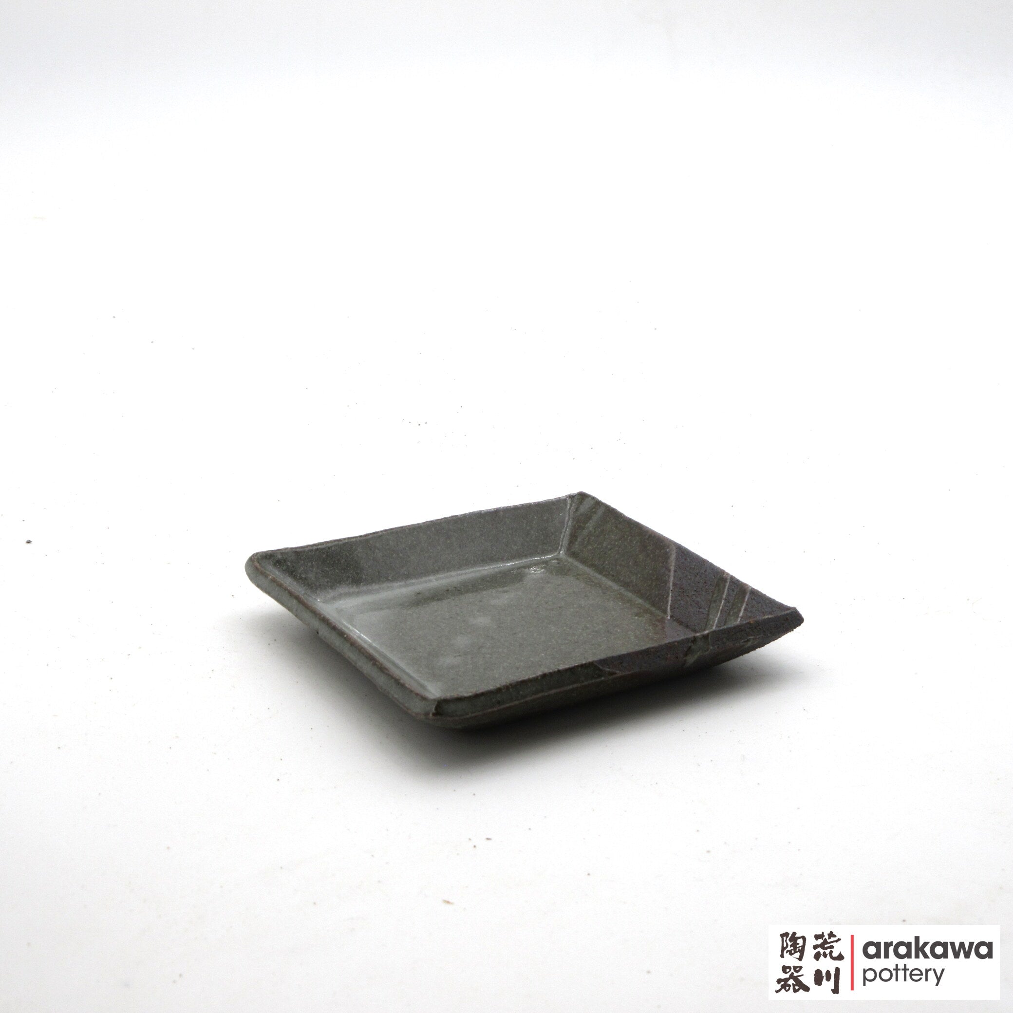 Handmade Dinnerware Square Dish (S) Soy Sauce  0731-134 made by Thomas Arakawa and Kathy Lee-Arakawa at Arakawa Pottery