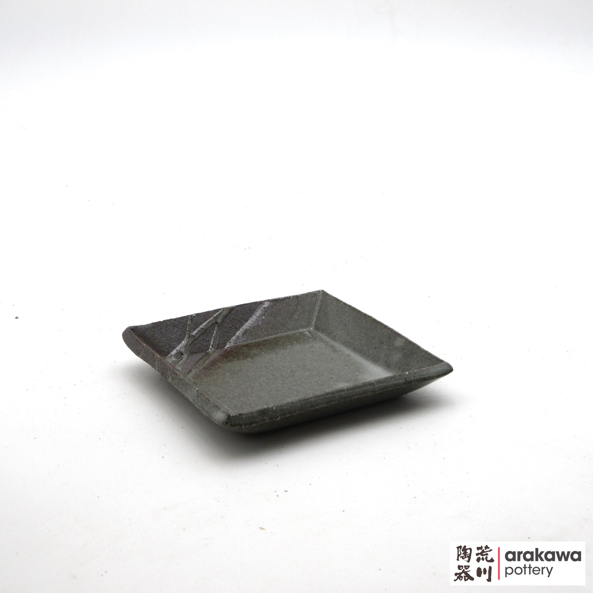 Handmade Dinnerware Square Dish (S) Soy Sauce  0731-136 made by Thomas Arakawa and Kathy Lee-Arakawa at Arakawa Pottery