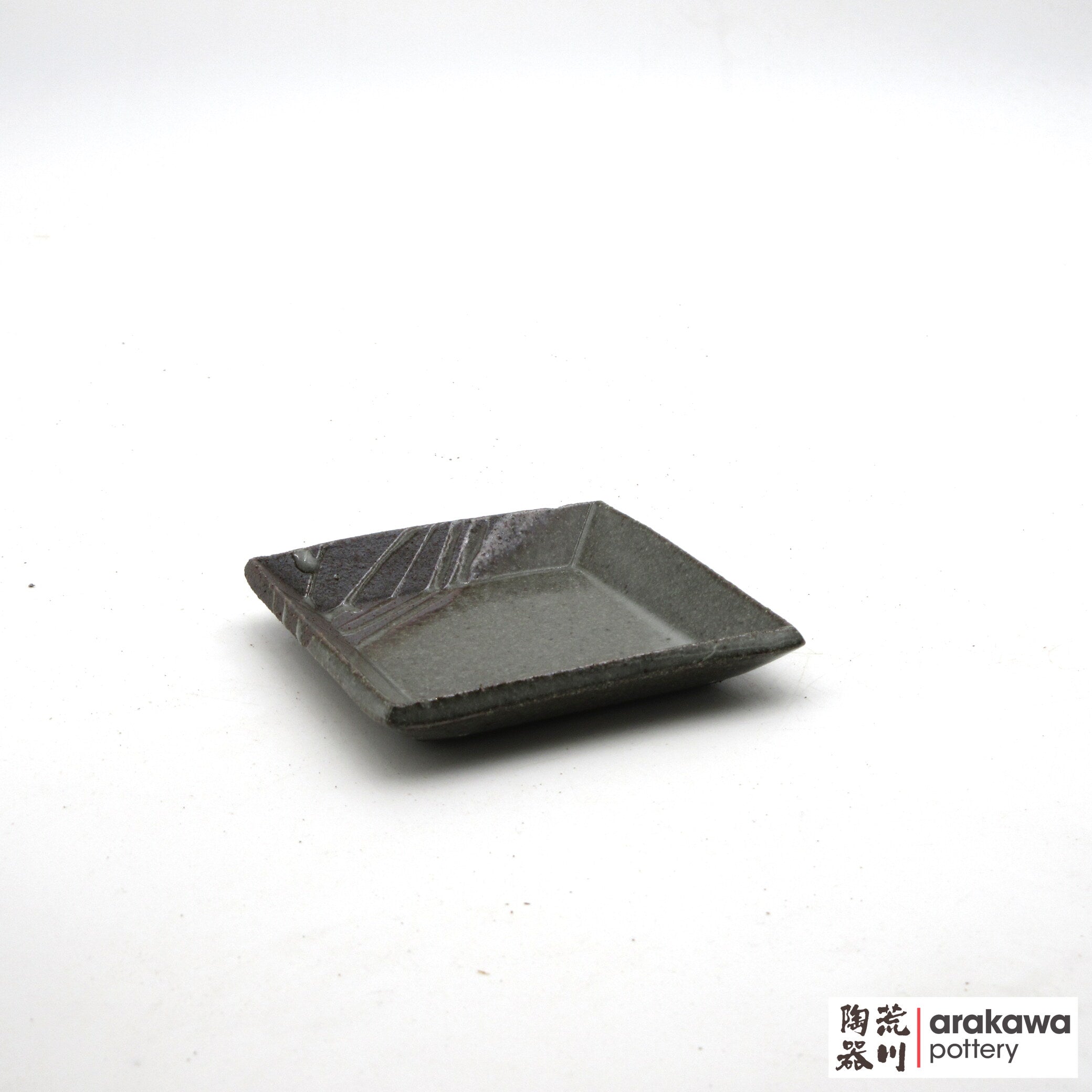 Handmade Dinnerware Square Dish (S) Soy Sauce  0731-137 made by Thomas Arakawa and Kathy Lee-Arakawa at Arakawa Pottery