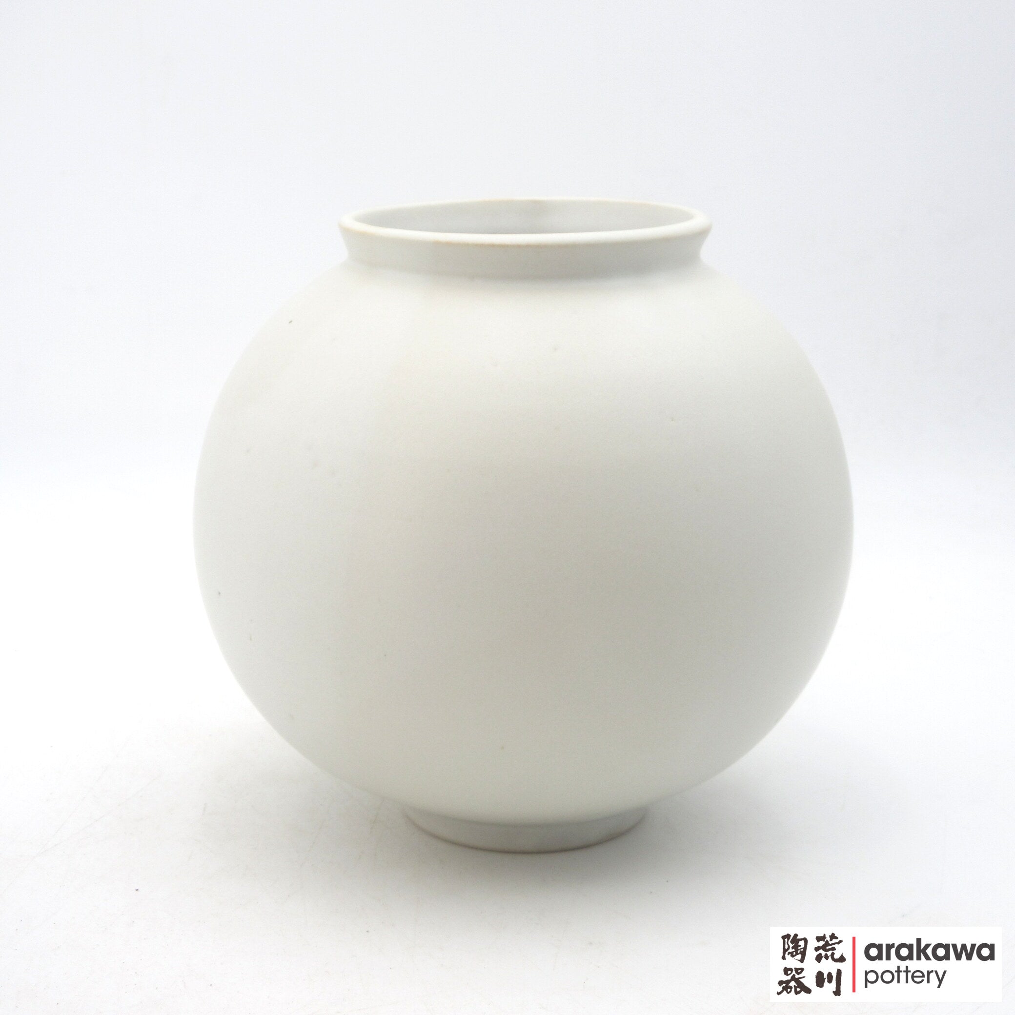 Handmade Ikebana Container Moon Jar 7” (Limited Production) 0818-011 made by Thomas Arakawa and Kathy Lee-Arakawa at Arakawa Pottery