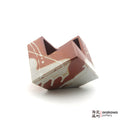 Handmade Ikebana Container Cube 5” 0818-026 made by Thomas Arakawa and Kathy Lee-Arakawa at Arakawa Pottery