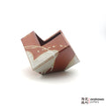 Handmade Ikebana Container Cube 5” 0818-027 made by Thomas Arakawa and Kathy Lee-Arakawa at Arakawa Pottery