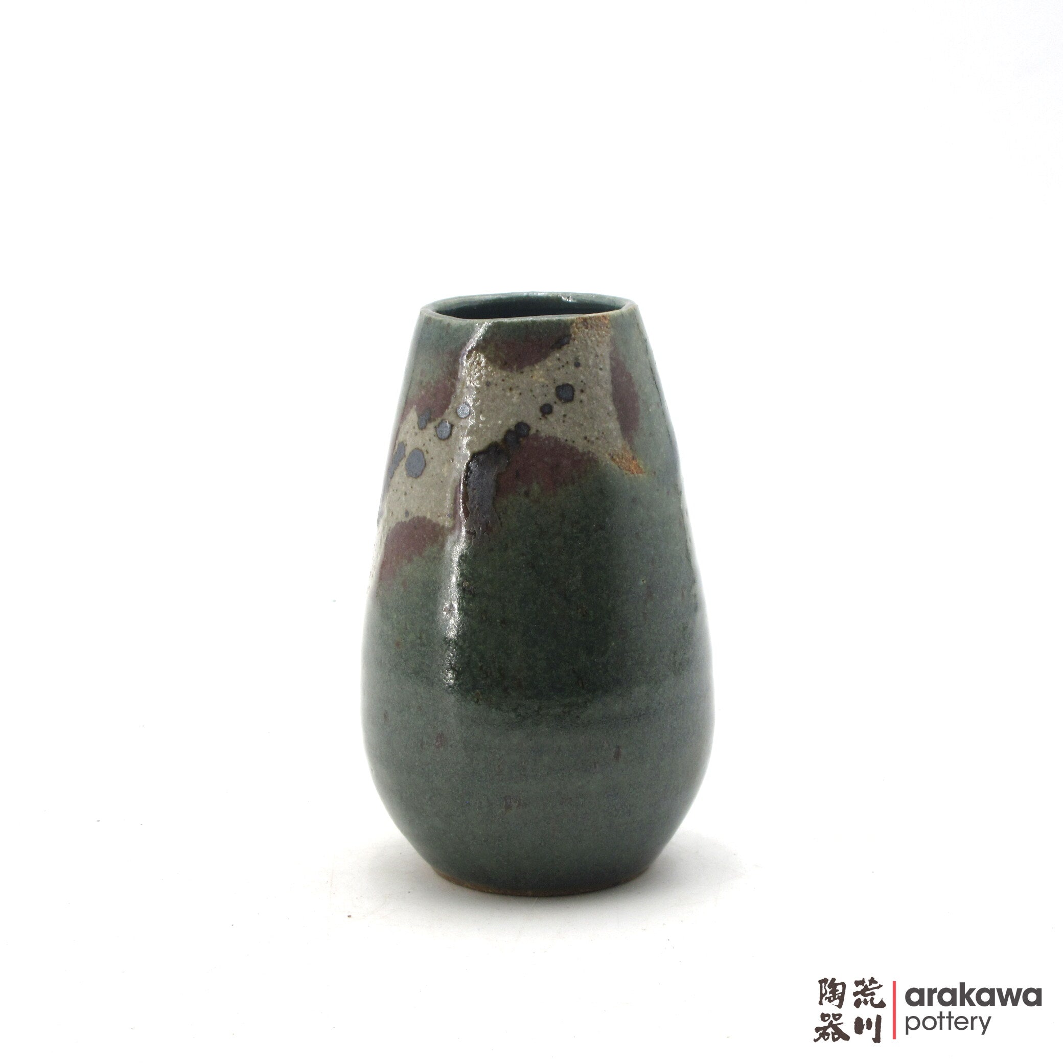 Handmade Ikebana Container Small Vase 6” 0818-052 made by Thomas Arakawa and Kathy Lee-Arakawa at Arakawa Pottery