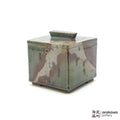 Handmade Dinnerware Square Jar 4x3 (Limited Production) 0818-063 made by Thomas Arakawa and Kathy Lee-Arakawa at Arakawa Pottery