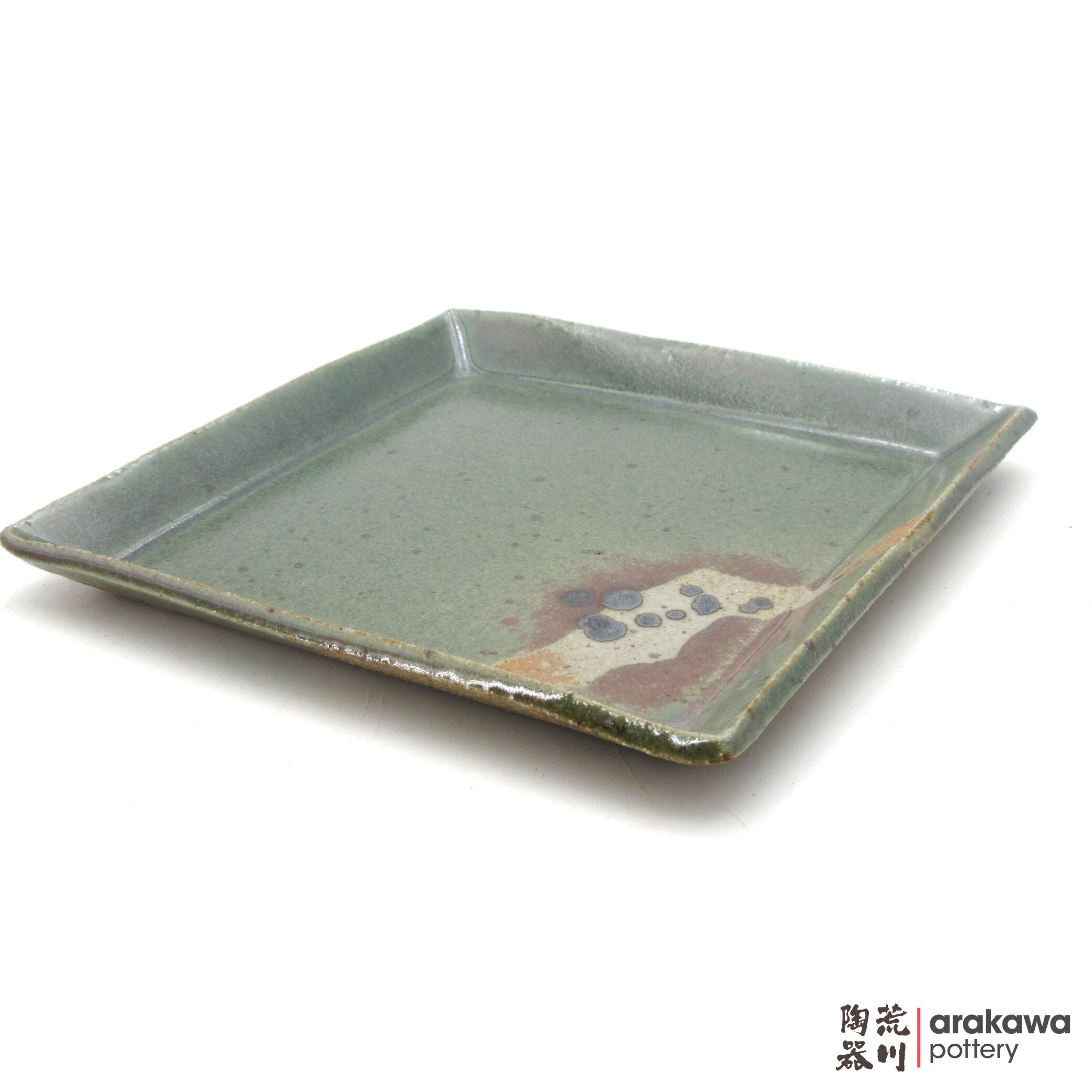 Handmade Dinnerware Square Dish (L) Desert Dish 0818-202 made by Thomas Arakawa and Kathy Lee-Arakawa at Arakawa Pottery