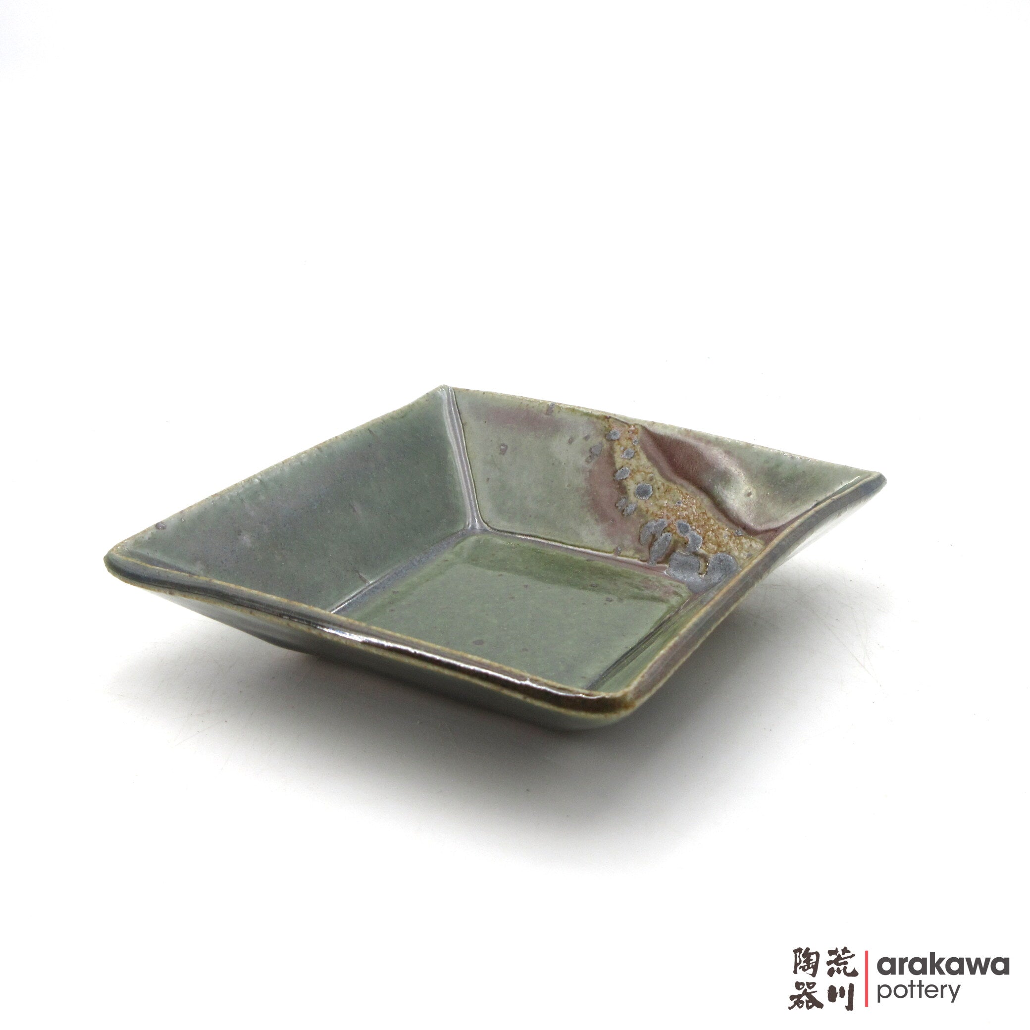 Handmade Dinnerware Square Dish (M) Side Dish 0818-207 made by Thomas Arakawa and Kathy Lee-Arakawa at Arakawa Pottery