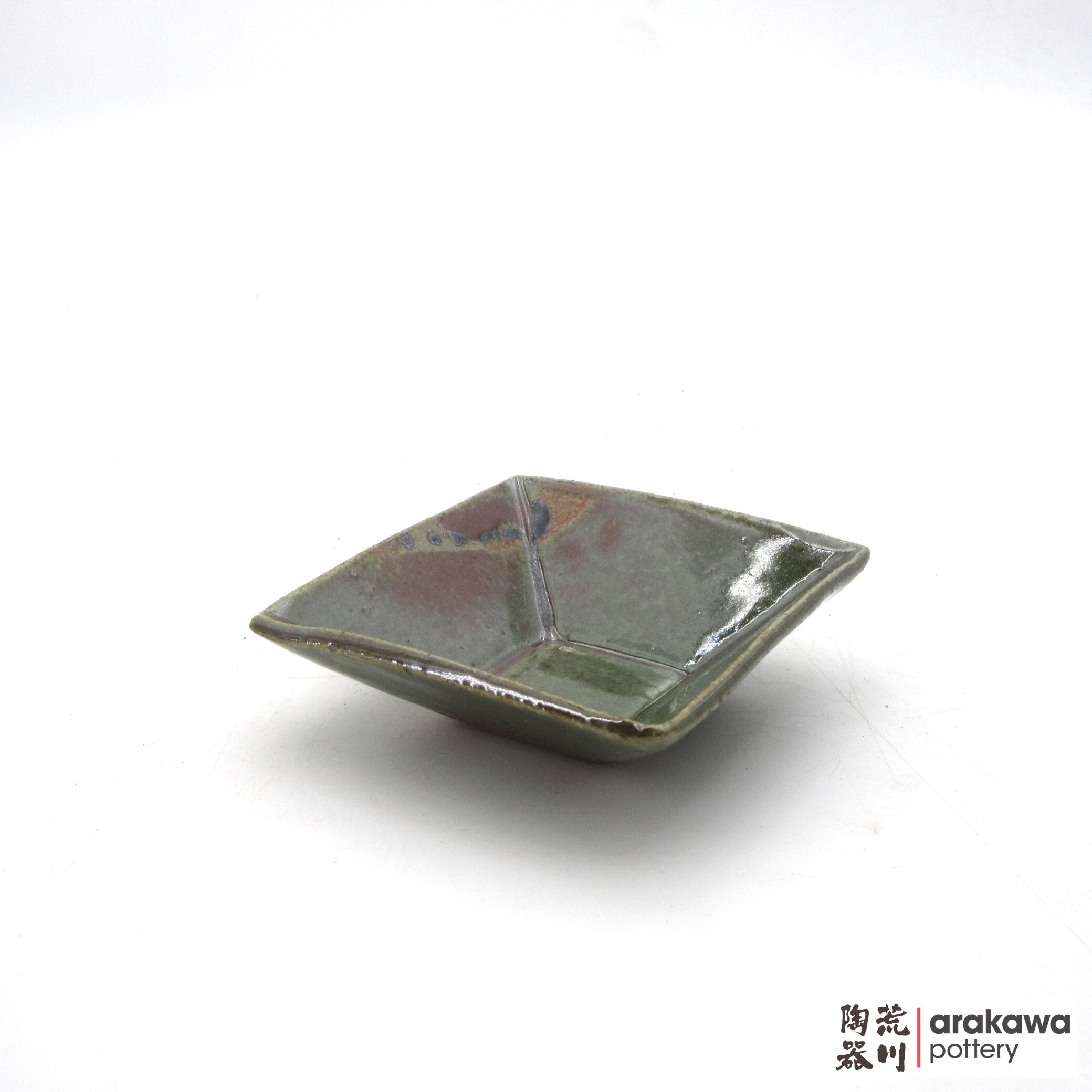 Handmade Dinnerware Square Dish (S) Soy Sauce  0818-212 made by Thomas Arakawa and Kathy Lee-Arakawa at Arakawa Pottery