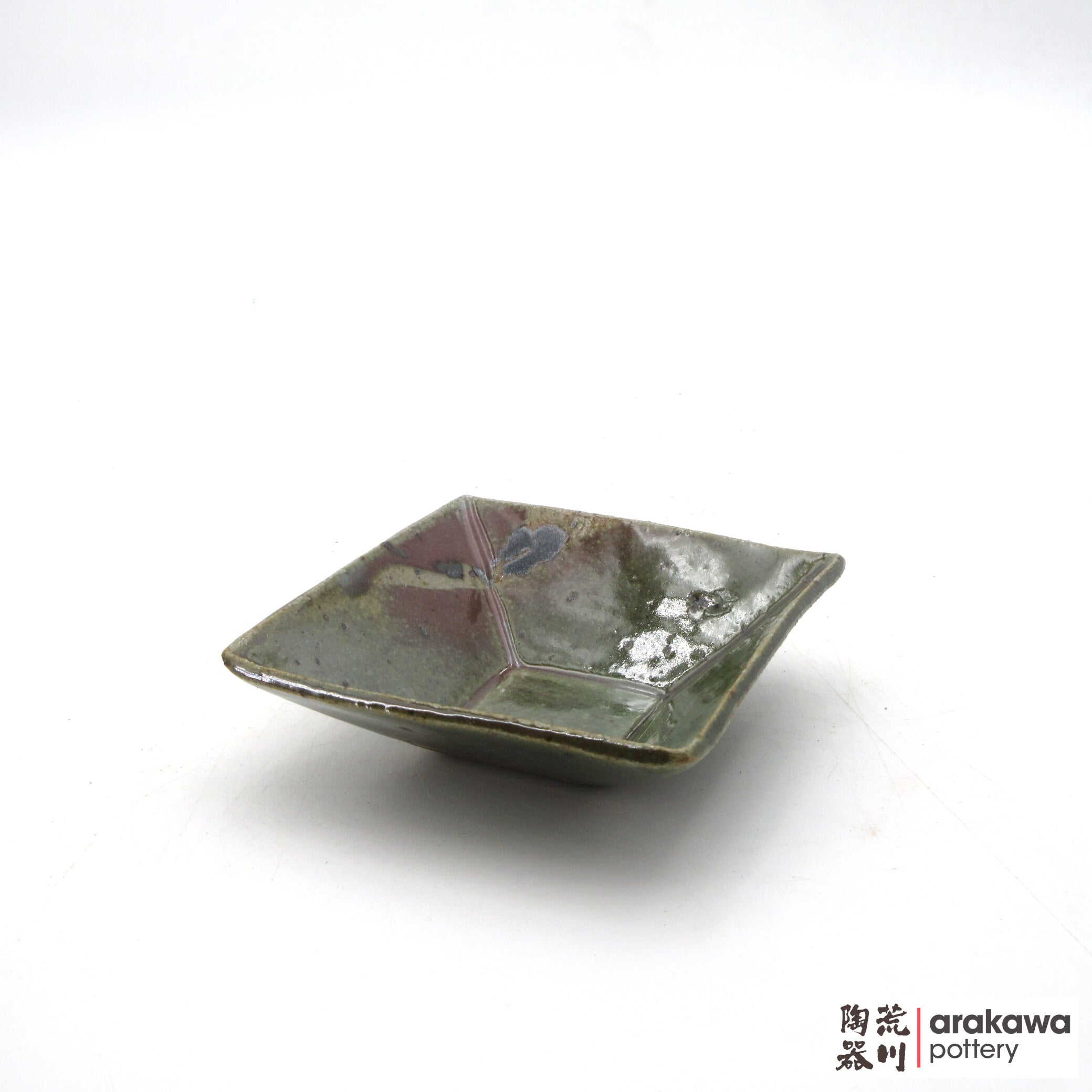 Handmade Dinnerware Square Dish (S) Soy Sauce  0818-213 made by Thomas Arakawa and Kathy Lee-Arakawa at Arakawa Pottery