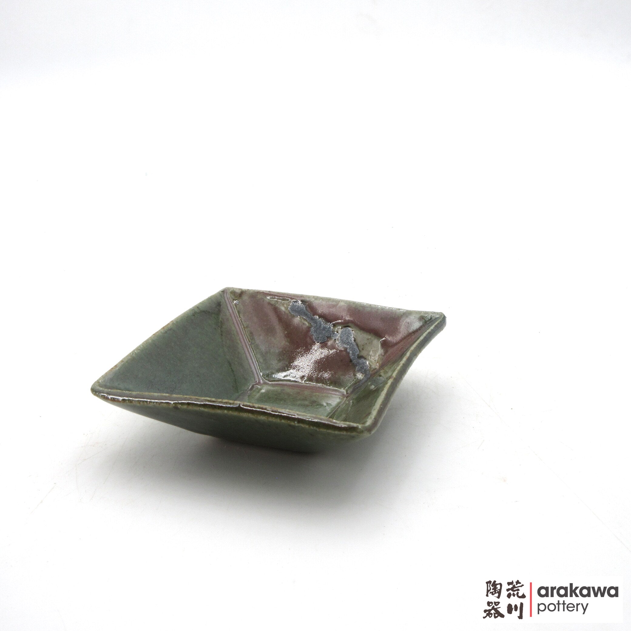 Handmade Dinnerware Square Dish (S) Soy Sauce  0818-214 made by Thomas Arakawa and Kathy Lee-Arakawa at Arakawa Pottery