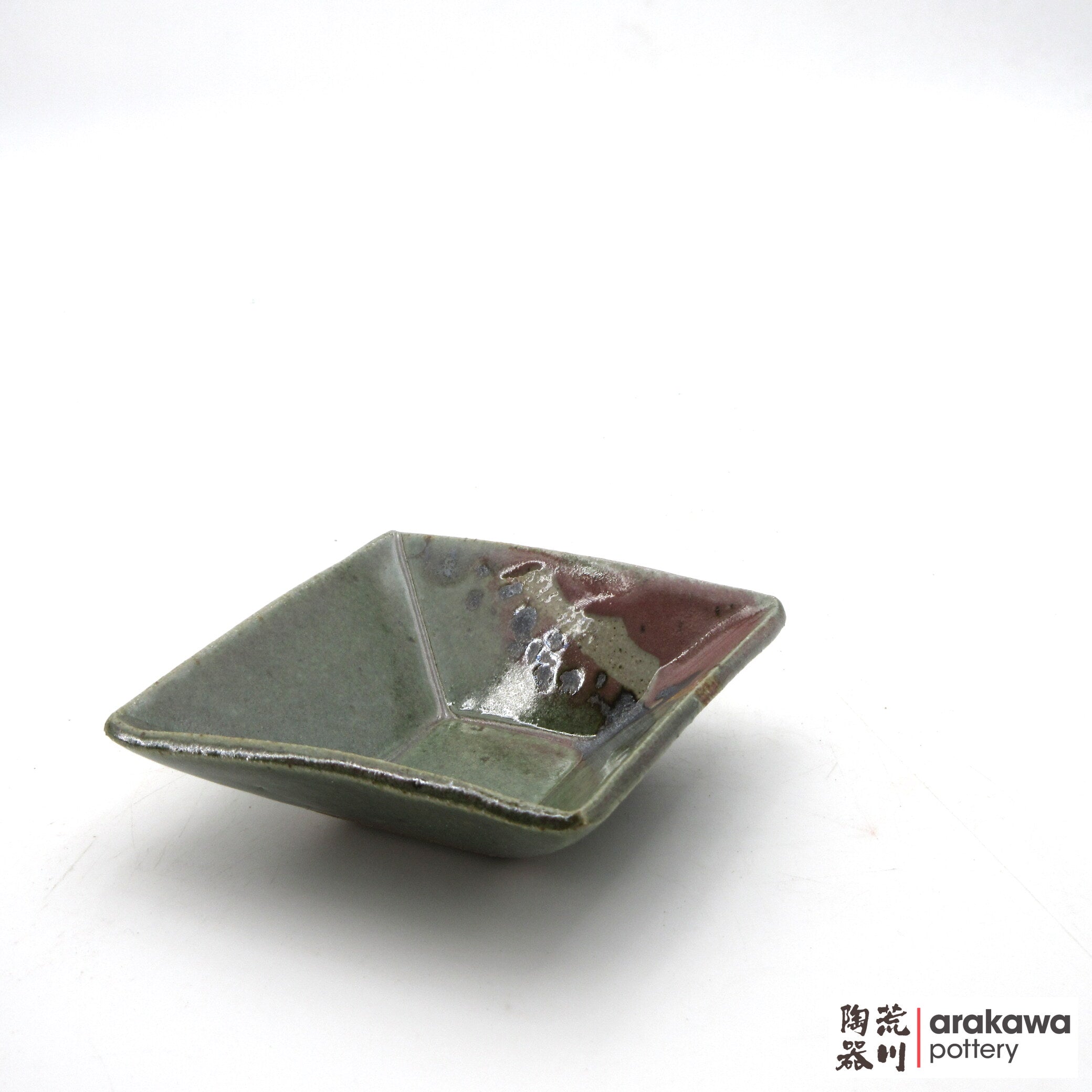 Handmade Dinnerware Square Dish (S) Soy Sauce  0818-215 made by Thomas Arakawa and Kathy Lee-Arakawa at Arakawa Pottery