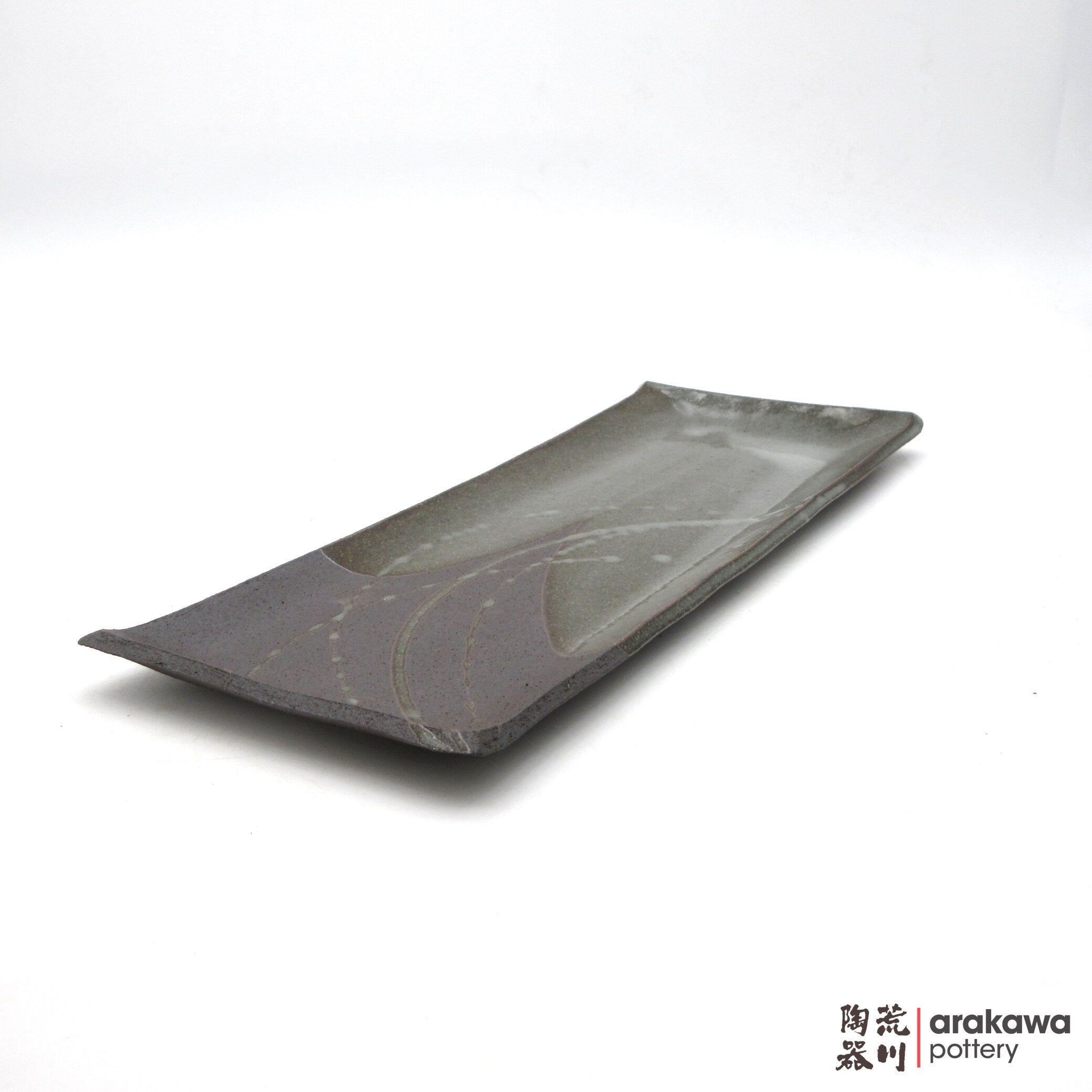 Handmade Dinnerware Slab Plate (Rectangular) 0822-143 made by Thomas Arakawa and Kathy Lee-Arakawa at Arakawa Pottery