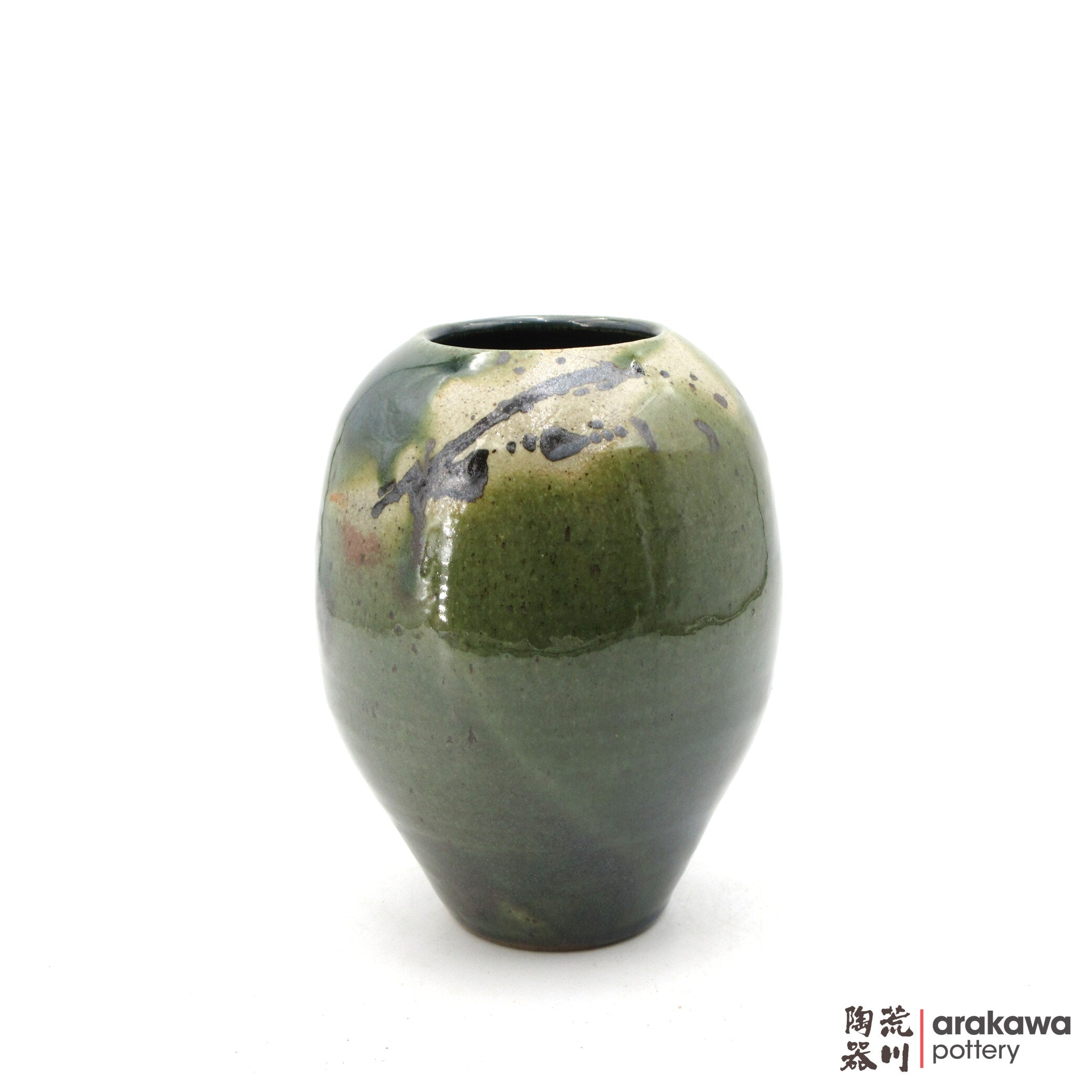 Handmade Ikebana Container Vase 7.5 0912-014 made by Thomas Arakawa and Kathy Lee-Arakawa at Arakawa Pottery