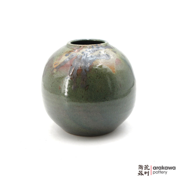 Handmade Ikebana Container Vase 7.5 0912-016 made by Thomas Arakawa and Kathy Lee-Arakawa at Arakawa Pottery