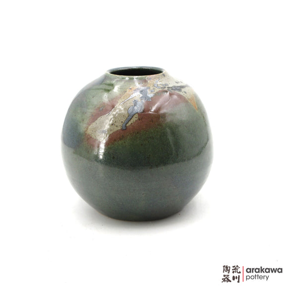 Handmade Ikebana Container Vase 7.5 0912-017 made by Thomas Arakawa and Kathy Lee-Arakawa at Arakawa Pottery