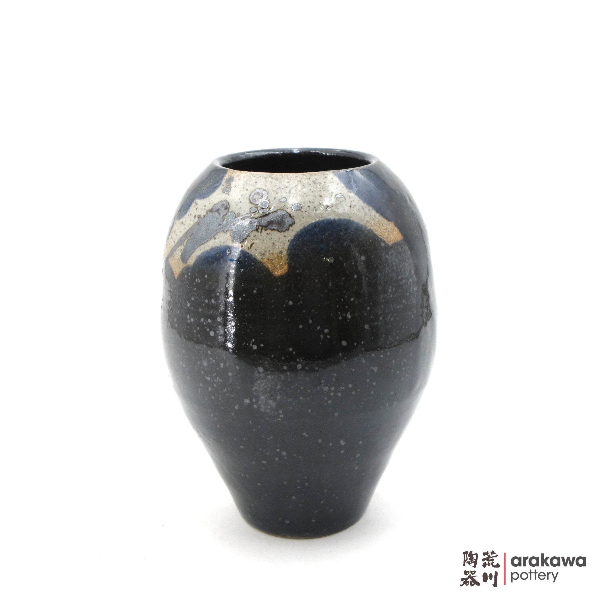 Handmade Ikebana Container Vase 7.5 0912-020 made by Thomas Arakawa and Kathy Lee-Arakawa at Arakawa Pottery