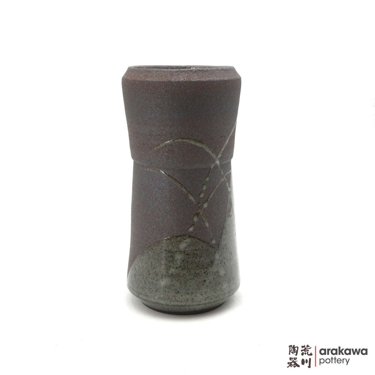 Handmade Ikebana Container Vase 7.5 0915- 020 made by Thomas Arakawa and Kathy Lee-Arakawa at Arakawa Pottery
