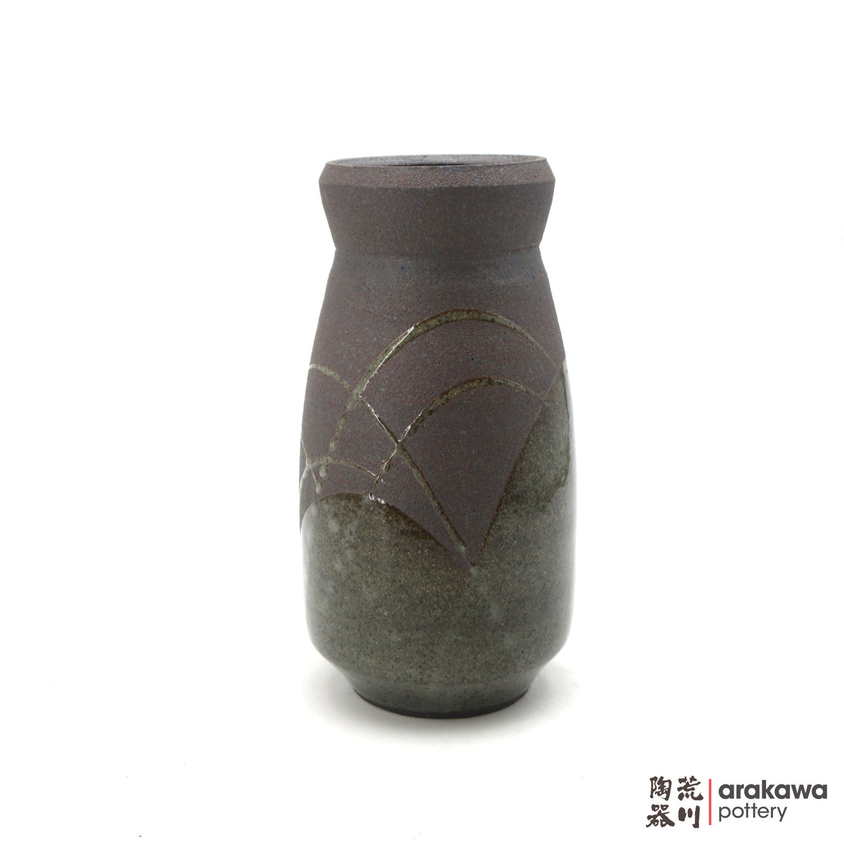 Handmade Ikebana Container Vase 7.5 0915- 021 made by Thomas Arakawa and Kathy Lee-Arakawa at Arakawa Pottery