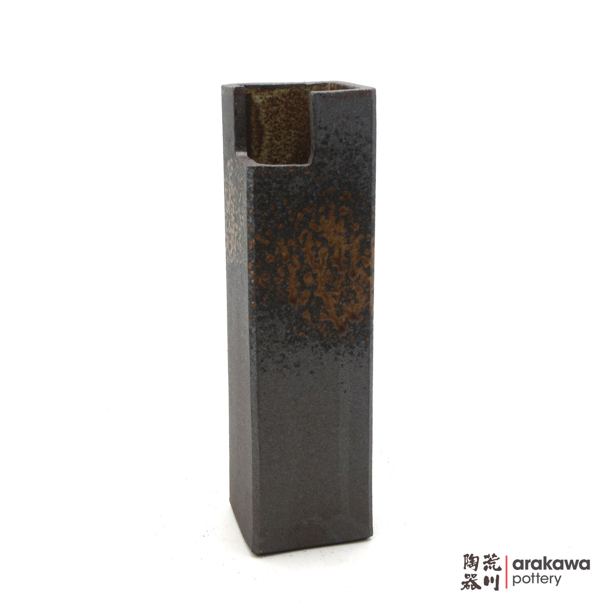 Handmade Ikebana Container Mini Cylinder (M) 0915- 040 made by Thomas Arakawa and Kathy Lee-Arakawa at Arakawa Pottery