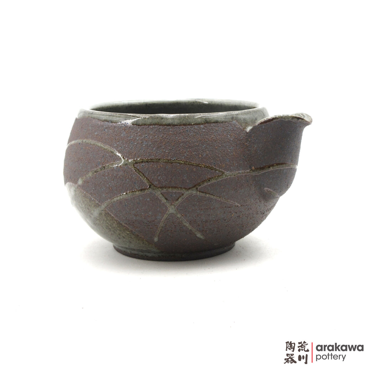 Handmade Dinnerware Katakuchi Matcha Tea Bowl – Round 0915- 103 made by Thomas Arakawa and Kathy Lee-Arakawa at Arakawa Pottery