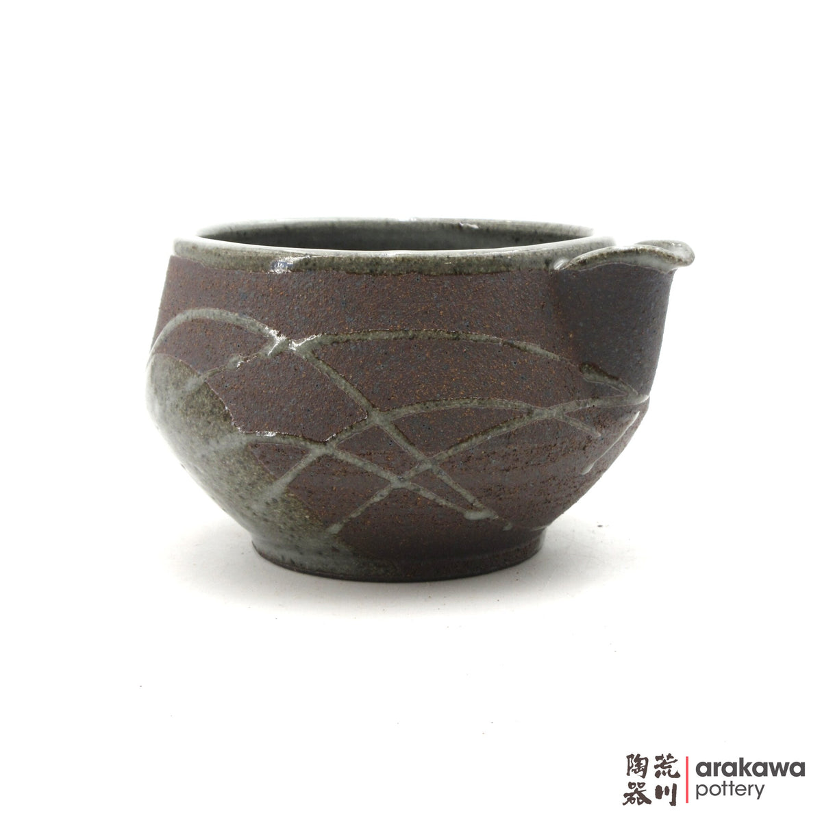 Handmade Dinnerware Katakuchi Matcha Tea Bowl – Fuji 0915- 106 made by Thomas Arakawa and Kathy Lee-Arakawa at Arakawa Pottery