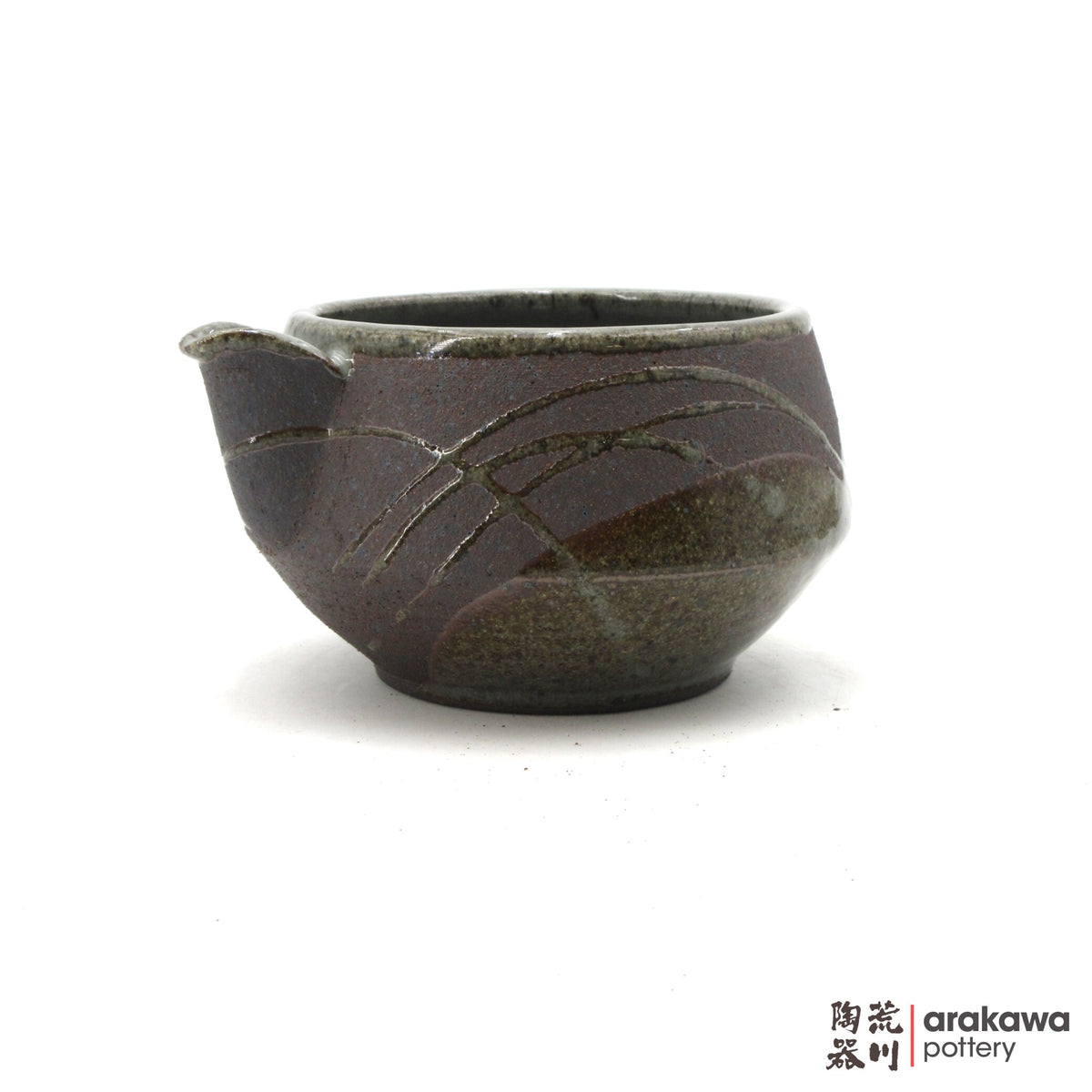 Handmade Dinnerware Katakuchi Matcha Tea Bowl – Fuji 0915- 107 made by Thomas Arakawa and Kathy Lee-Arakawa at Arakawa Pottery