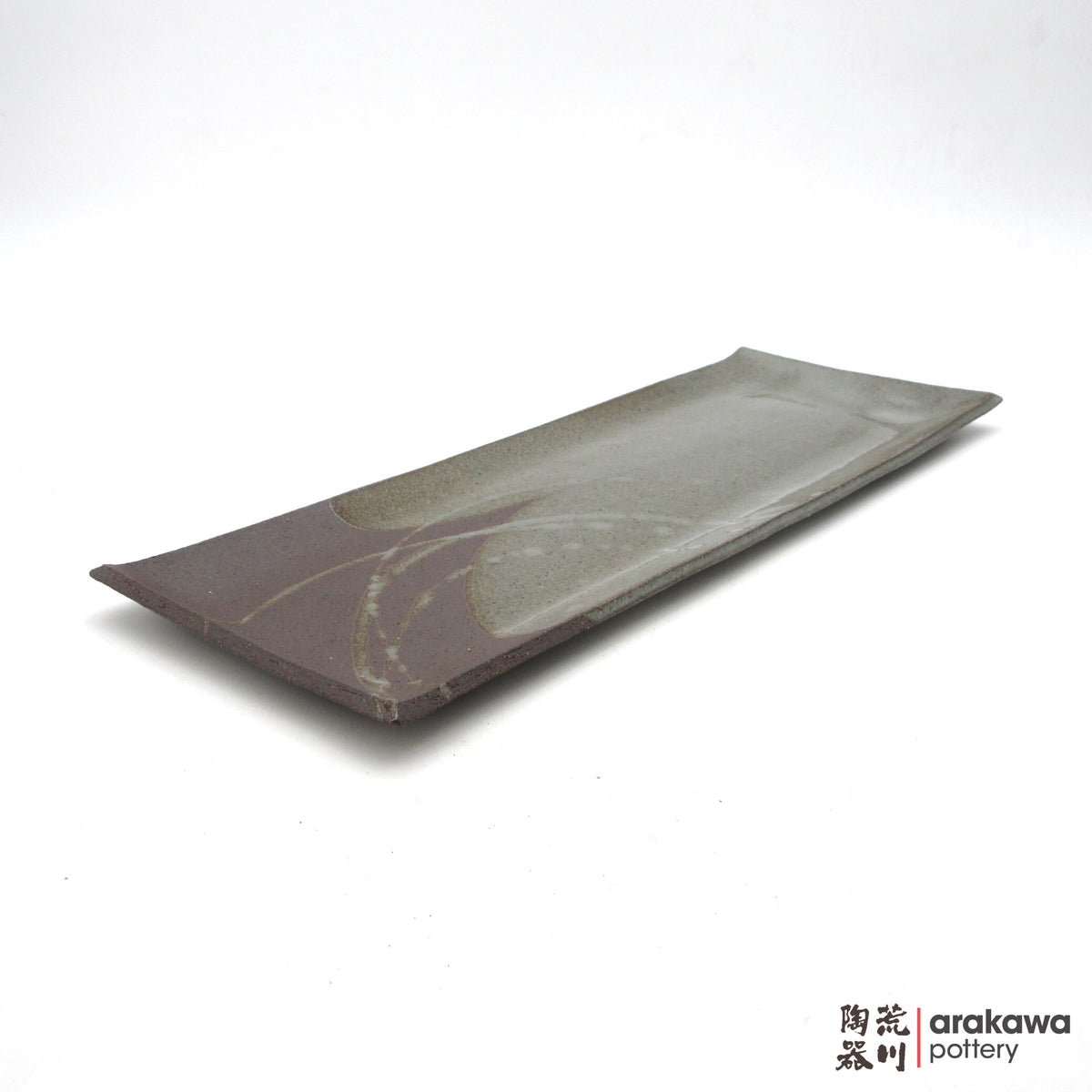Handmade Dinnerware Slab Plate (Rectangular) 0915- 144 made by Thomas Arakawa and Kathy Lee-Arakawa at Arakawa Pottery