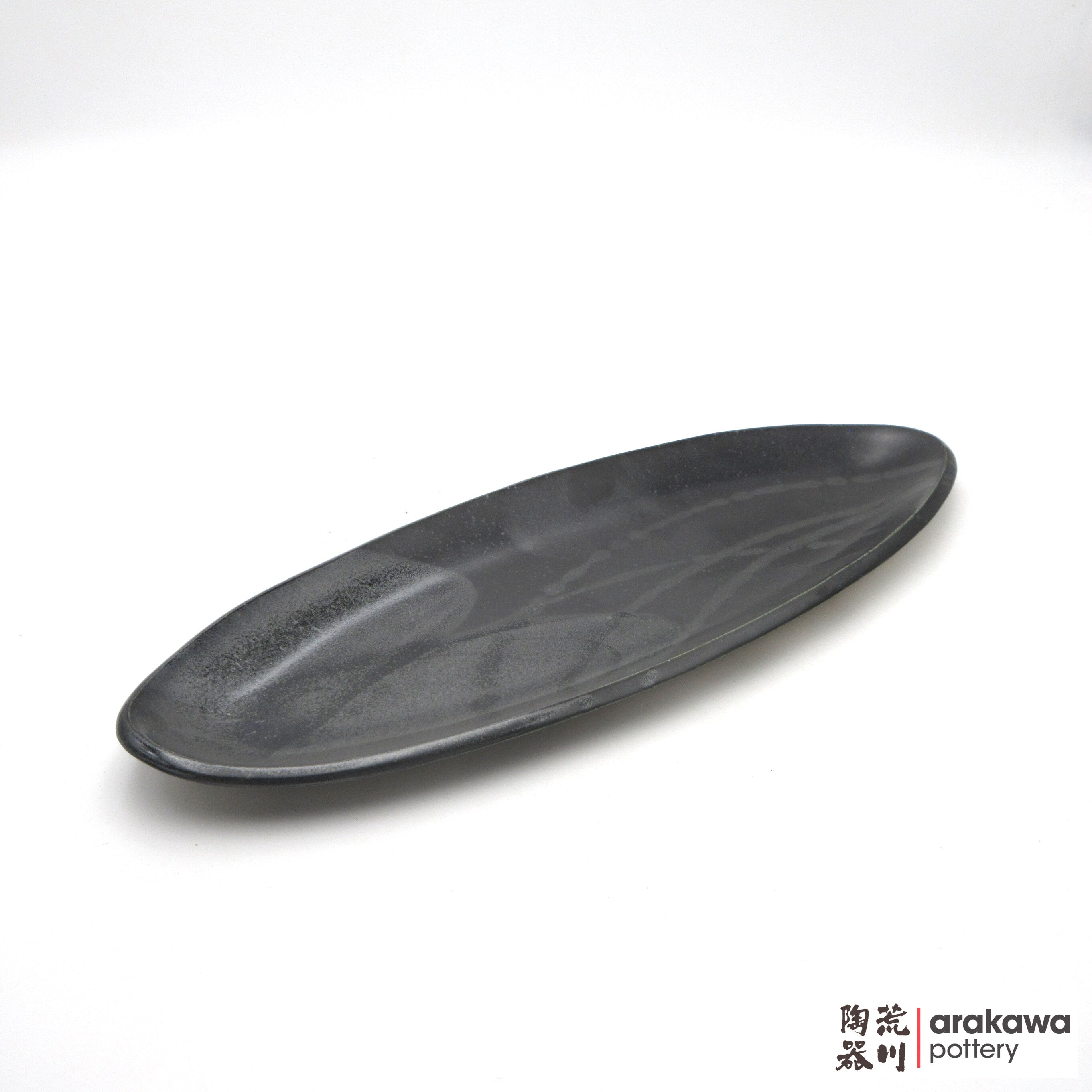 Handmade Dinnerware Slab Plate (Oval) 1007-108 made by Thomas Arakawa and Kathy Lee-Arakawa at Arakawa Pottery