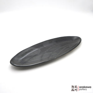 Handmade Dinnerware Slab Plate (Oval) 1007-108 made by Thomas Arakawa and Kathy Lee-Arakawa at Arakawa Pottery